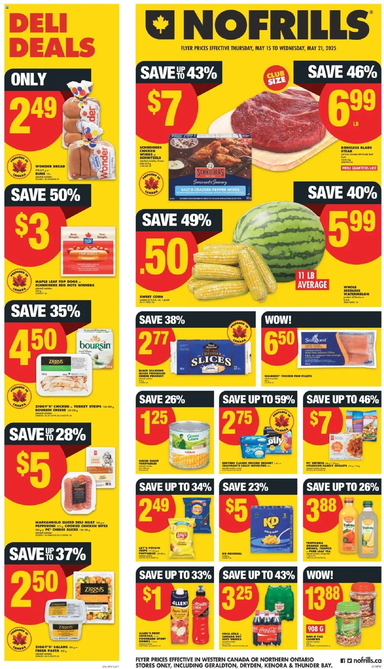 No Frills weekly flyer starting May 15, 2025 ⭐️