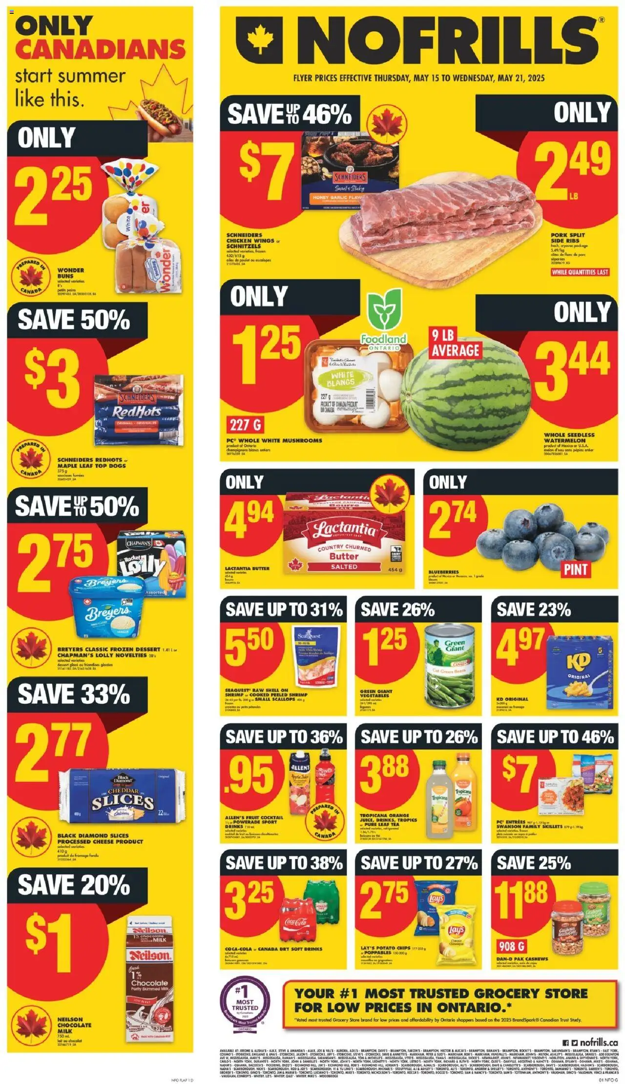 No Frills weekly flyer starting May 15, 2025 ⭐️