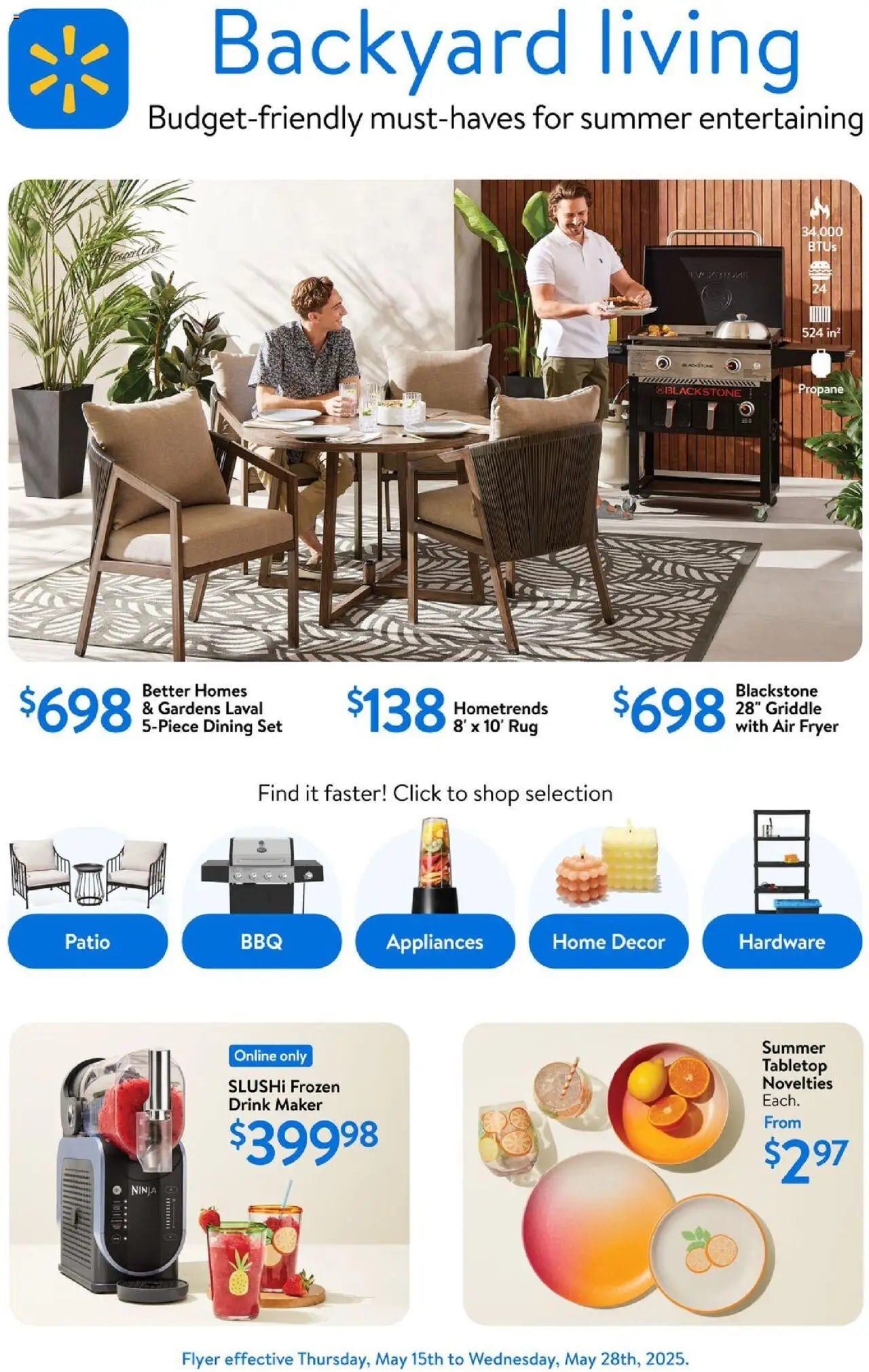 Walmart weekly flyer starting May 15, 2025 ⭐️