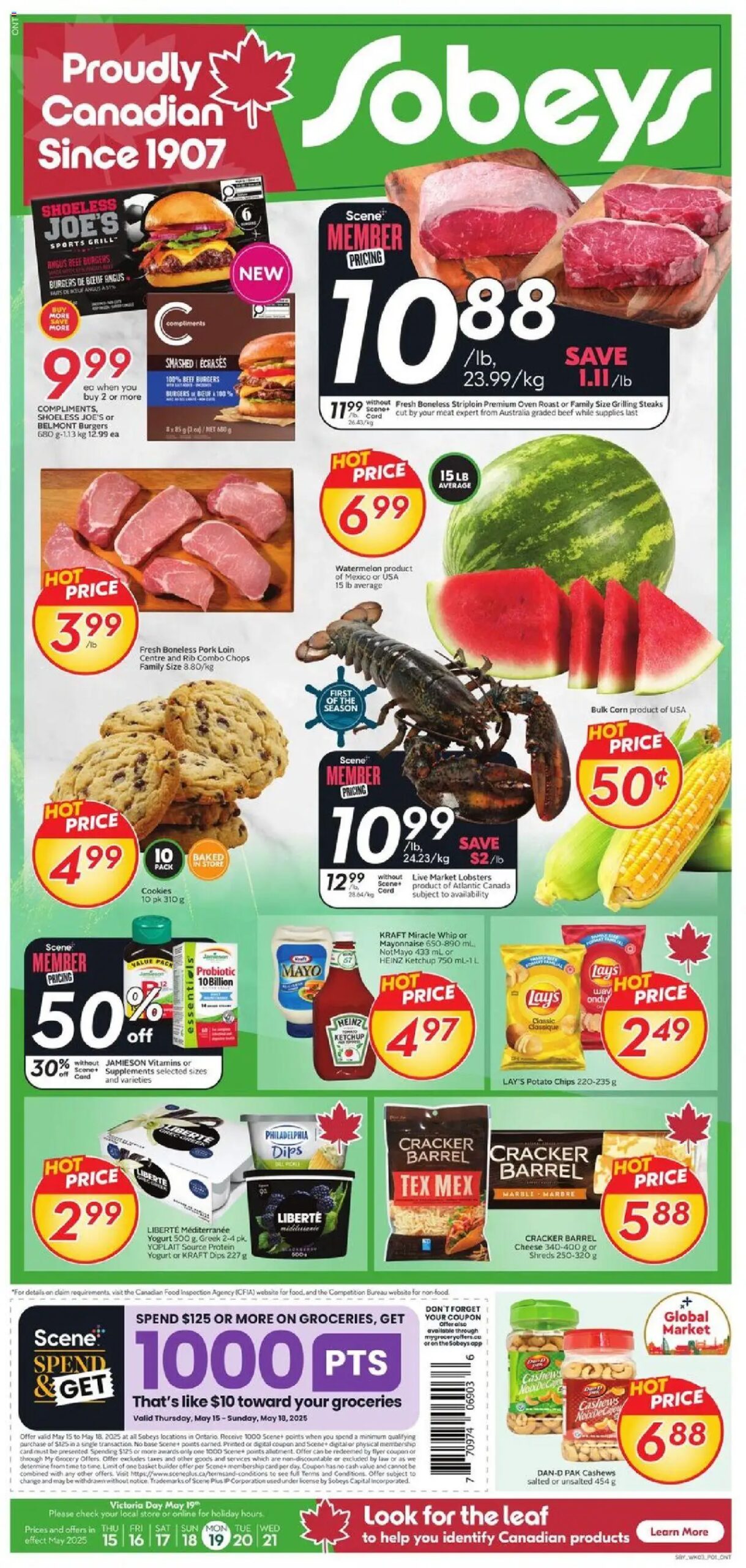 Sobeys weekly flyer starting May 15, 2025 ⭐️