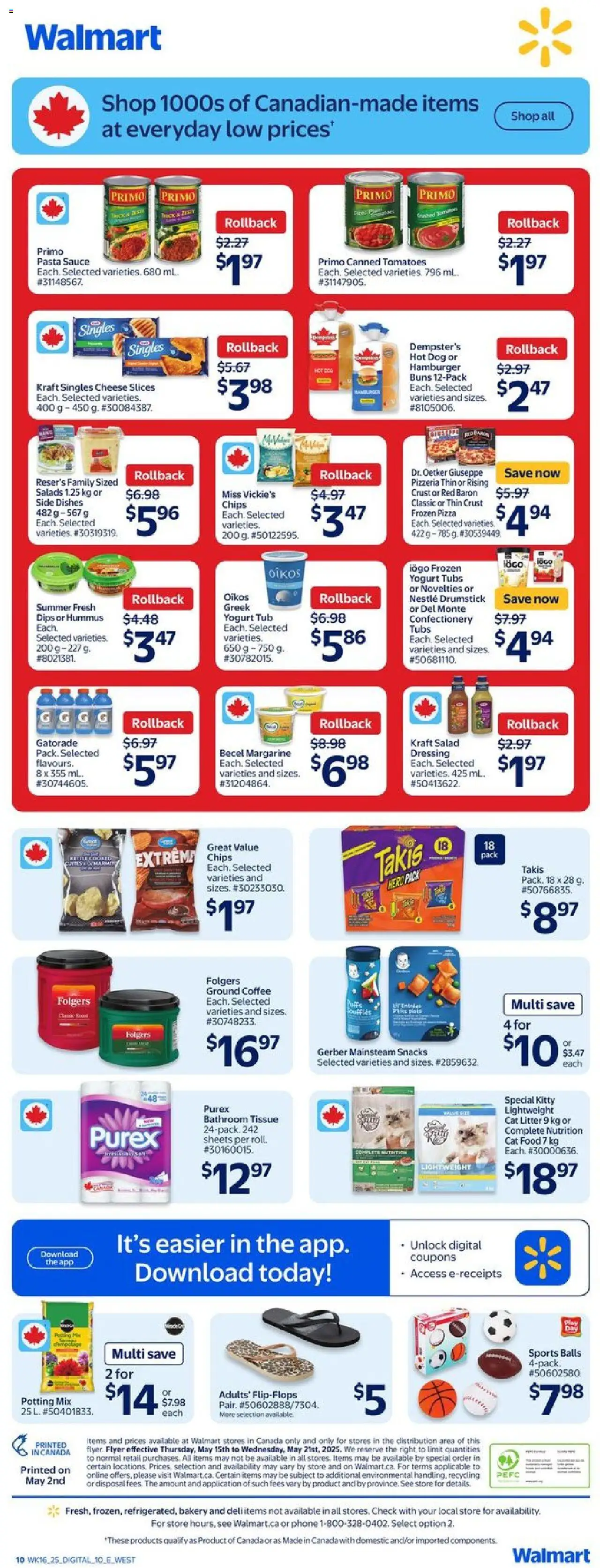 Walmart flyer valid from May 15, 2025 - page number 2