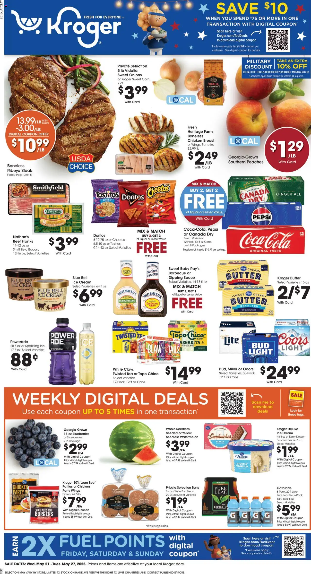 KROGER Weekly ad from 05/21/2025 >> Ad for next week