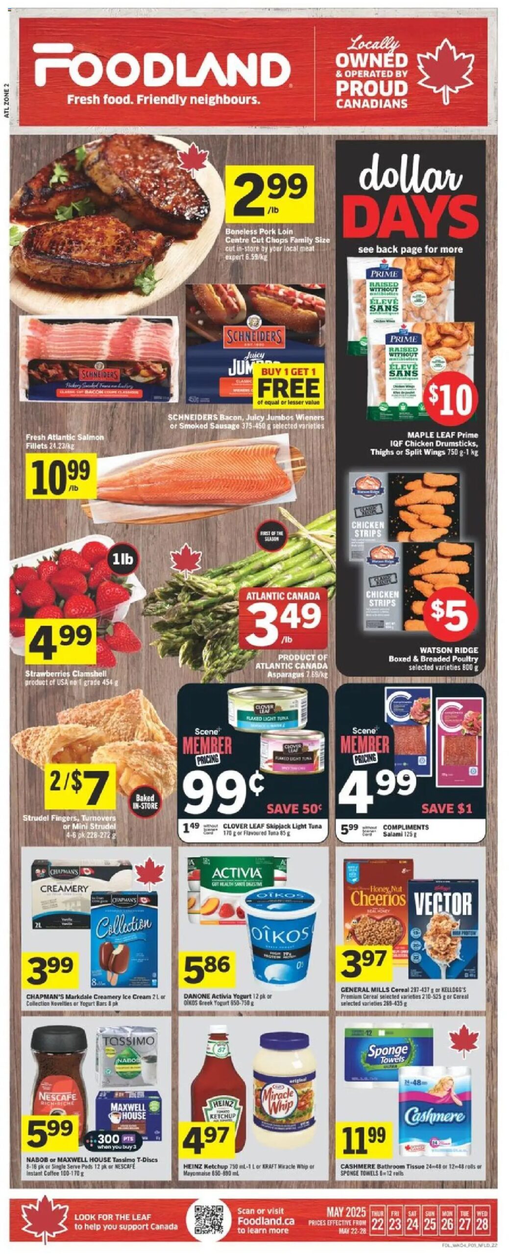 Foodland weekly flyer starting May 22, 2025 ⭐️