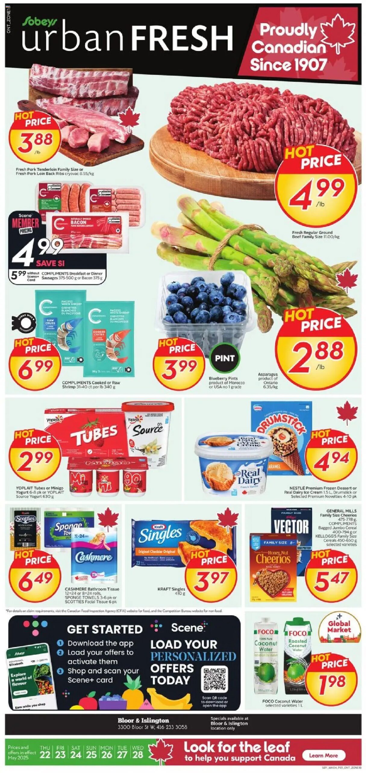 Sobeys weekly flyer starting May 22, 2025 ⭐️