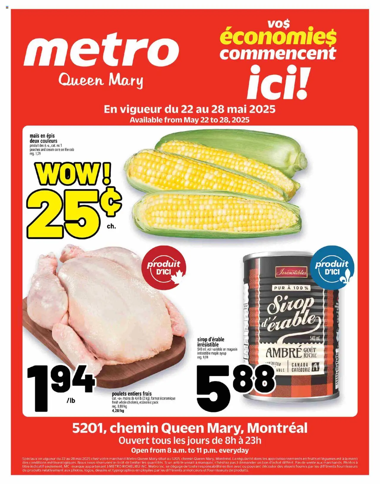 Metro weekly flyer starting May 22, 2025 ⭐️