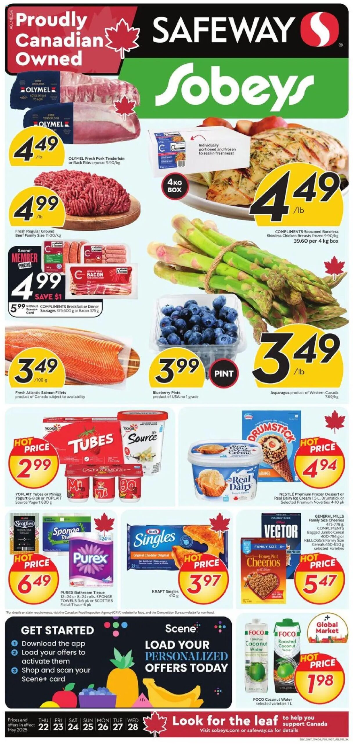 Sobeys weekly flyer starting May 22, 2025 ⭐️
