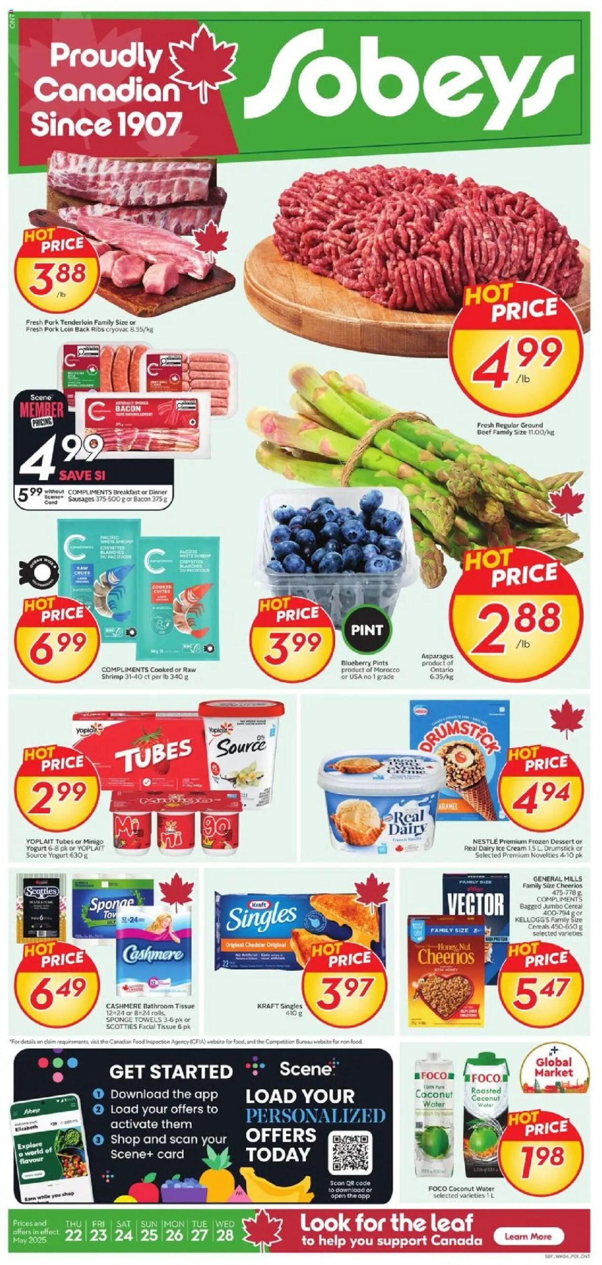 Sobeys weekly flyer starting May 22, 2025 ⭐️