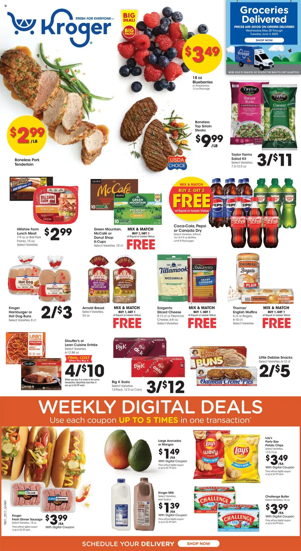 KROGER Weekly ad from 05/28/2025 >> Ad for next week