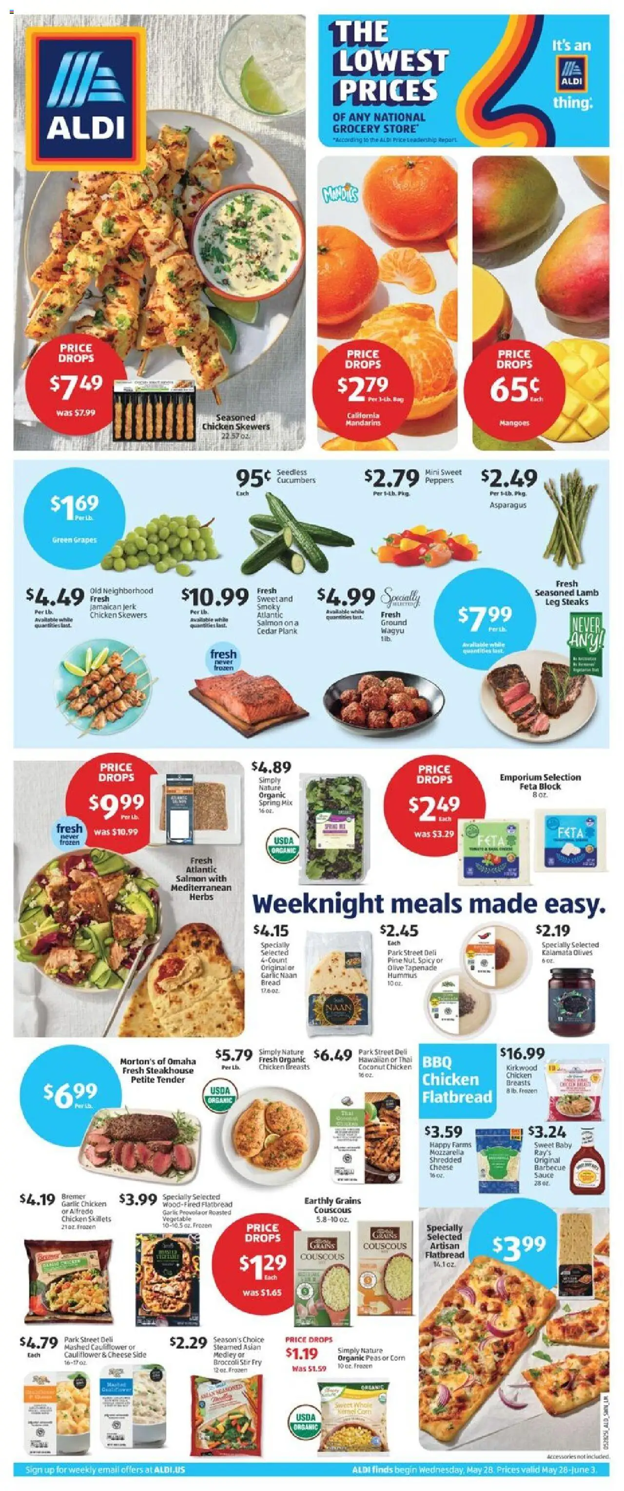 Aldi Weekly Ad from 05/28/2025 - Flyer, Sales ad - Page number 1