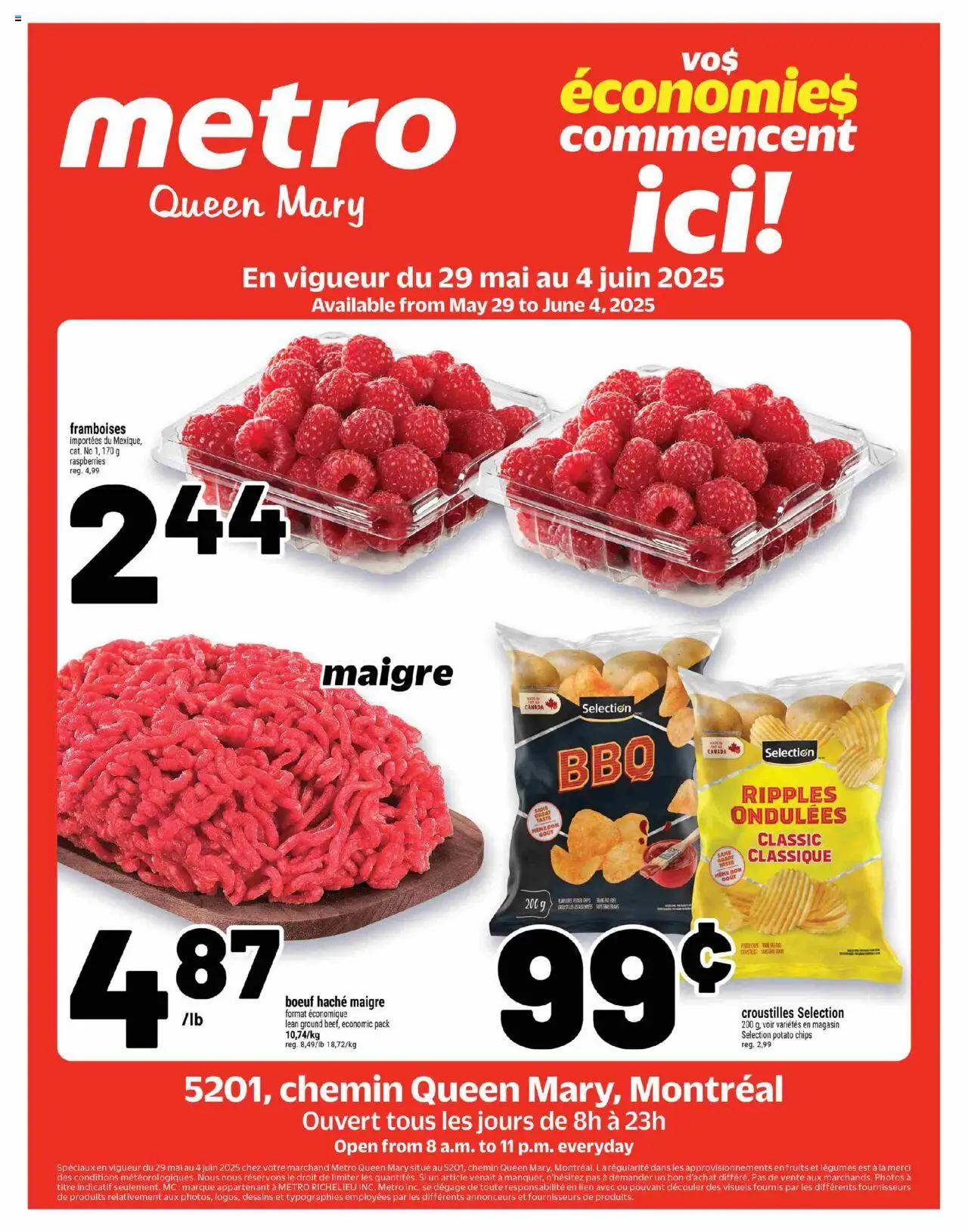 Metro weekly flyer starting May 29, 2025 ⭐️