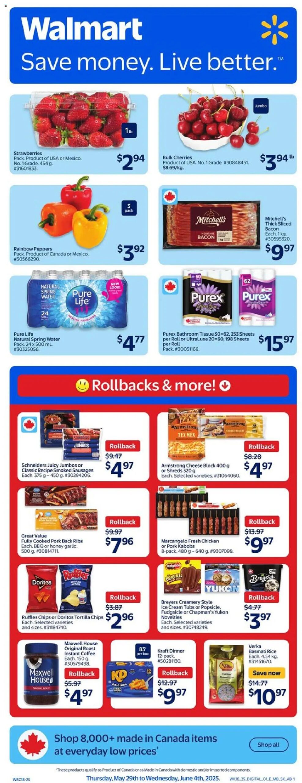 Walmart weekly flyer starting May 29, 2025 ⭐️