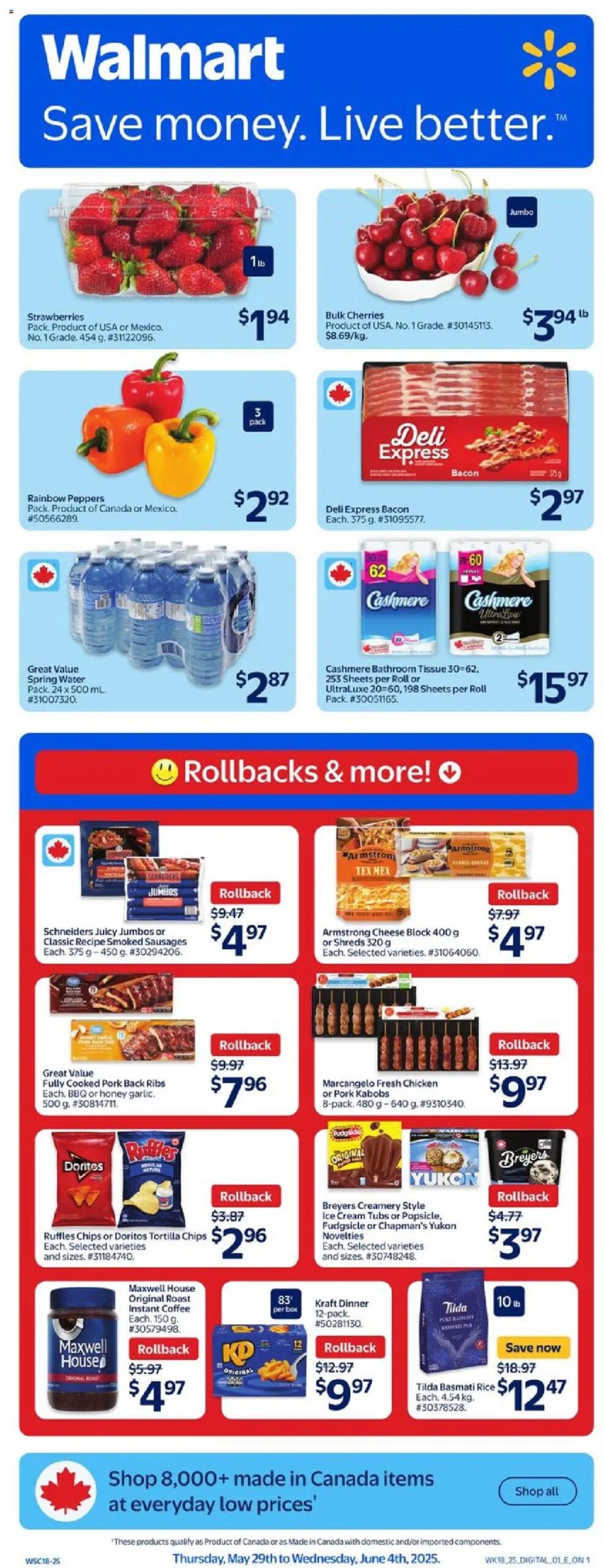 Walmart weekly flyer starting May 29, 2025 ⭐️