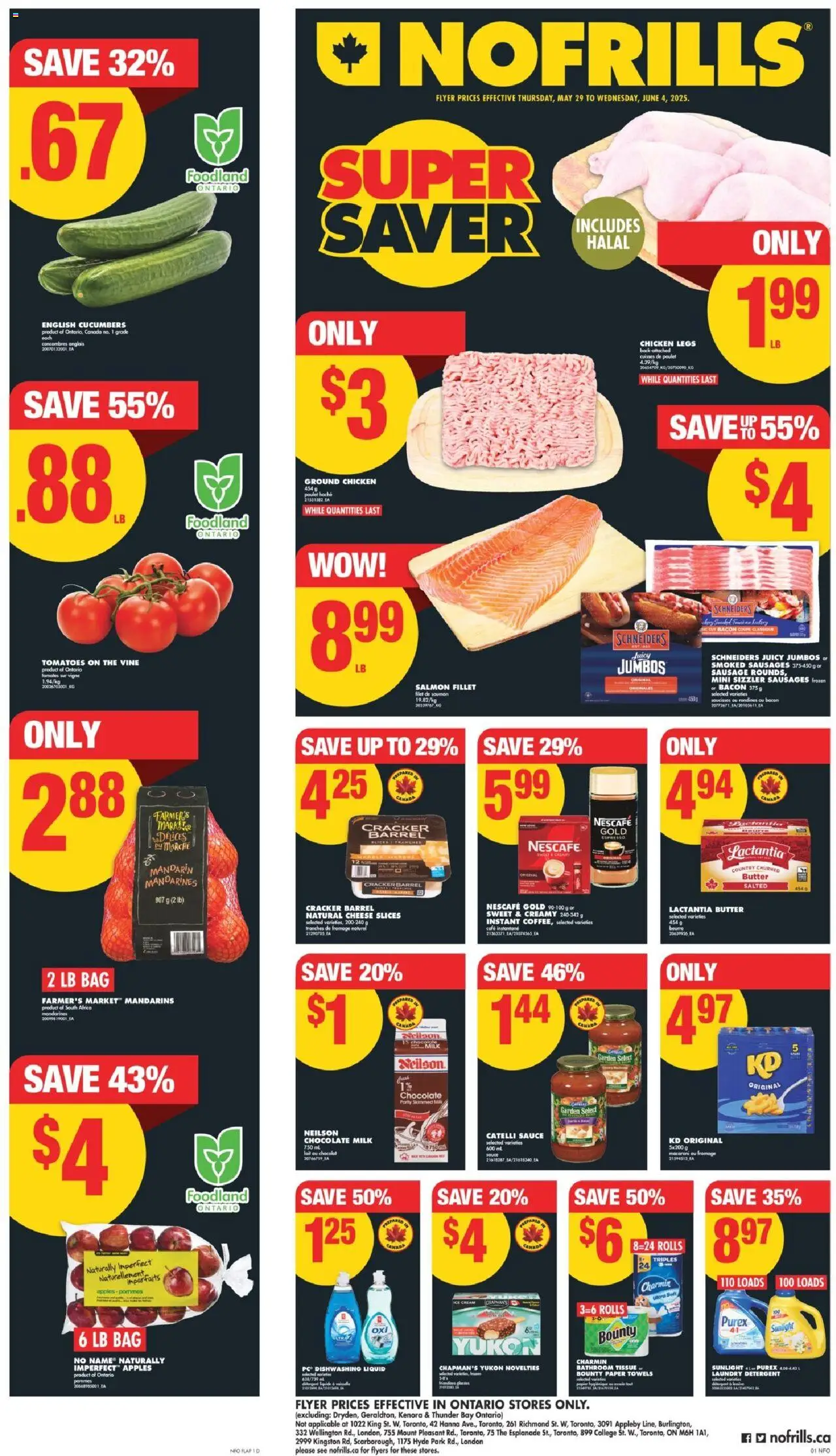 No Frills weekly flyer starting May 29, 2025 ⭐️