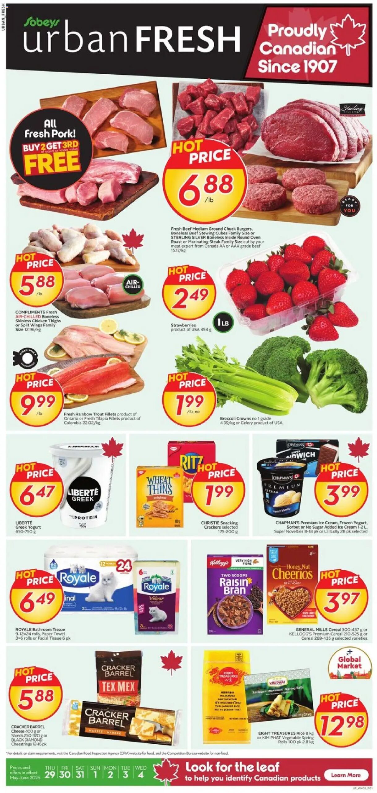 Sobeys weekly flyer starting May 29, 2025 ⭐️