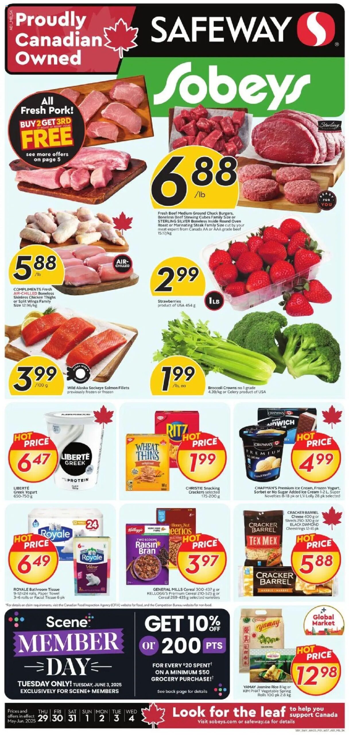 Sobeys weekly flyer starting May 29, 2025 ⭐️