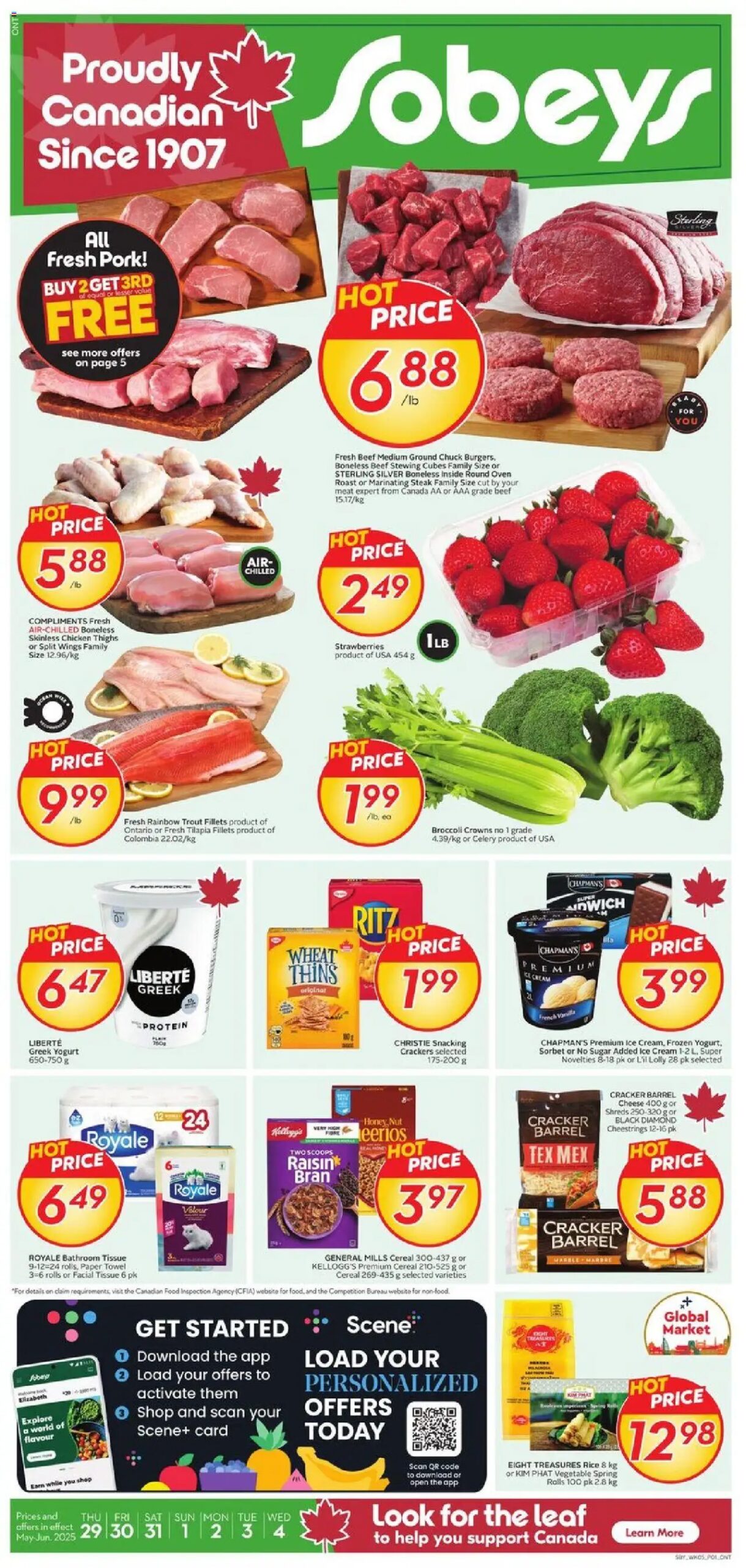 Sobeys weekly flyer starting May 29, 2025 ⭐️