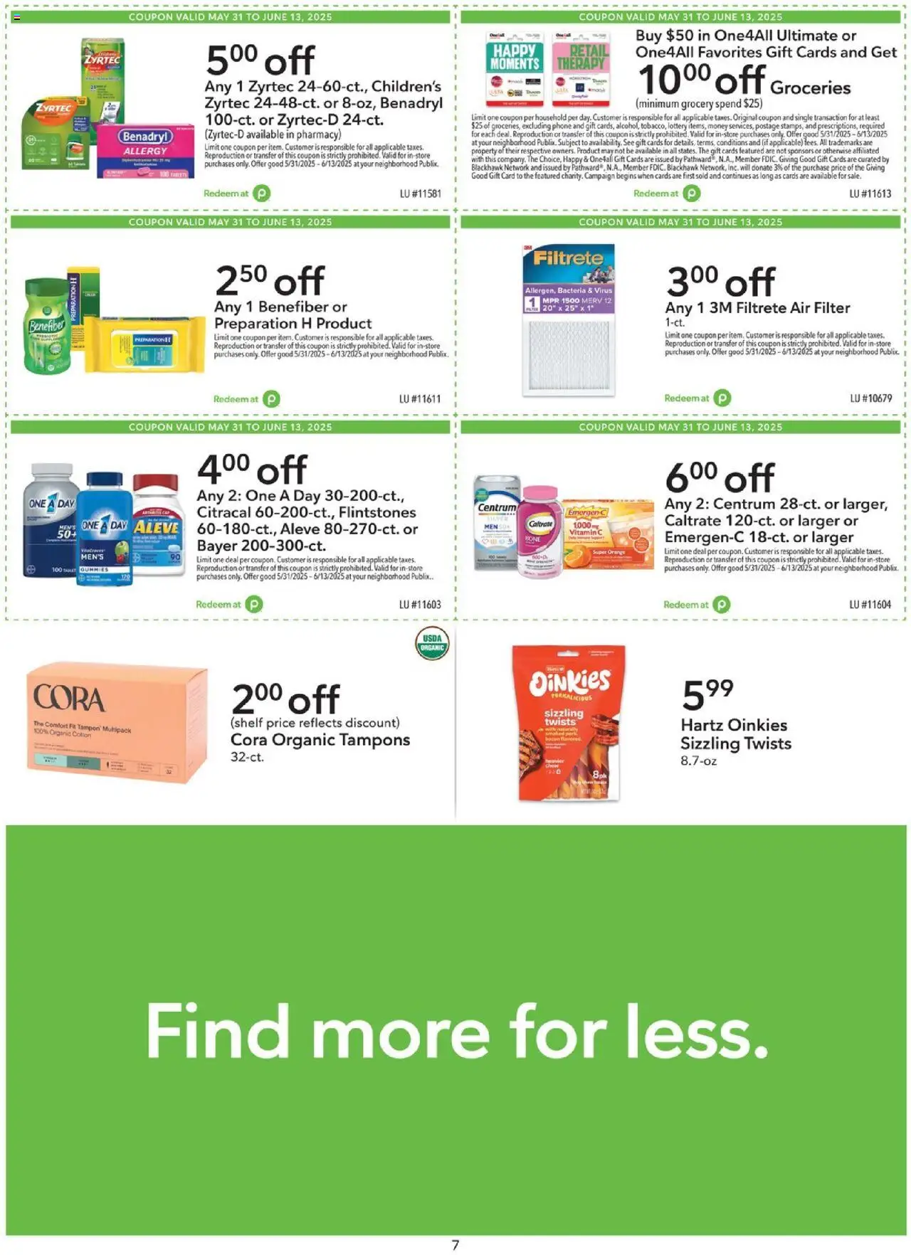 Publix Weekly ad from (05/31/2025) - Ad this week, Flyer - Page number 7