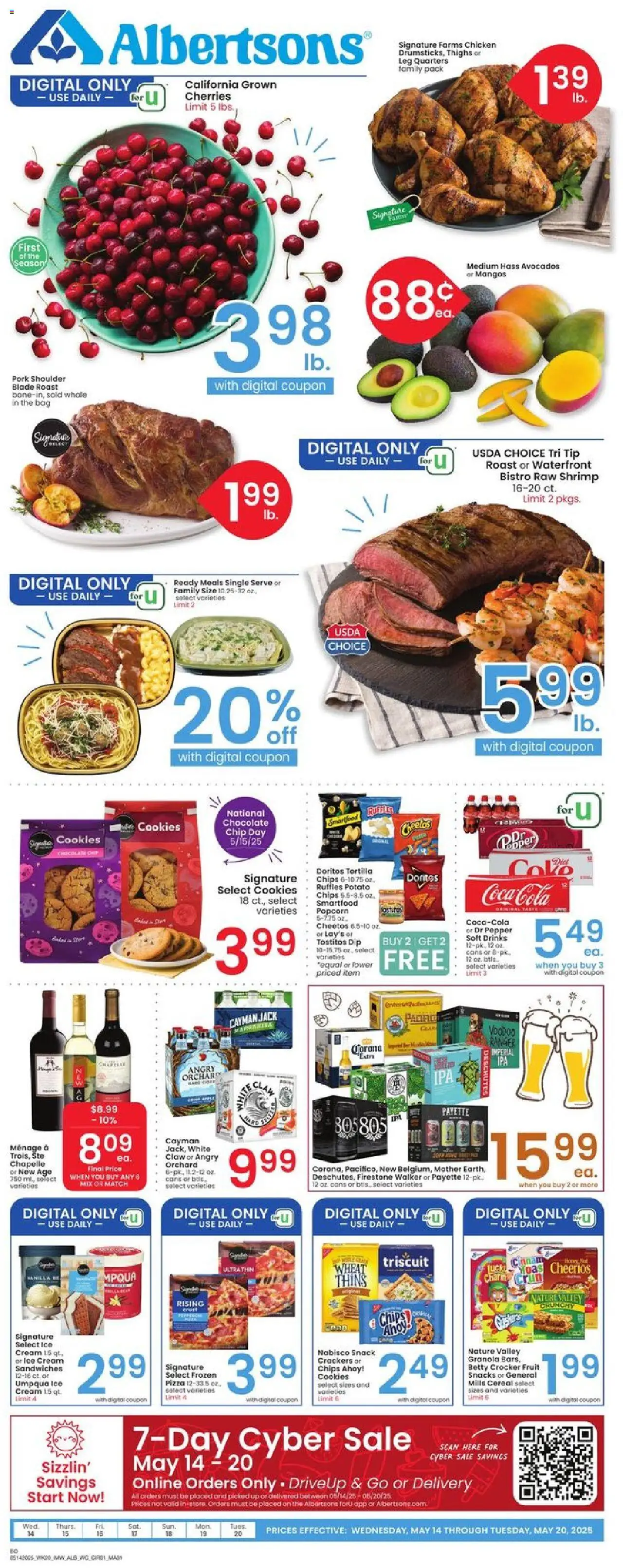 Albertsons Weekly Ad from 05/14/2025 - Flyer - Page number 1