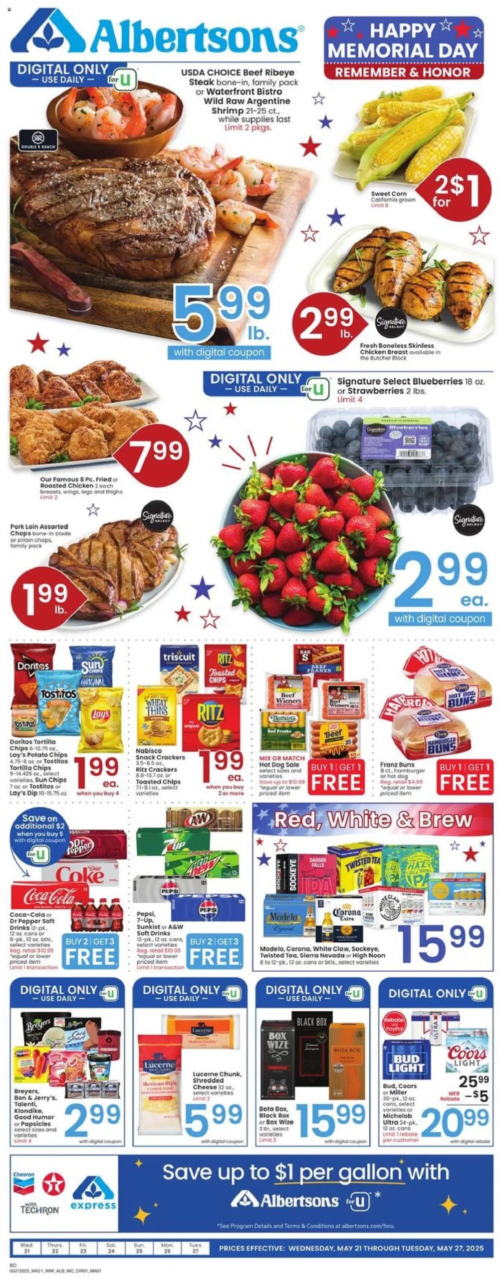 Albertsons Weekly Ad from 05/21/2025 >> Flyer