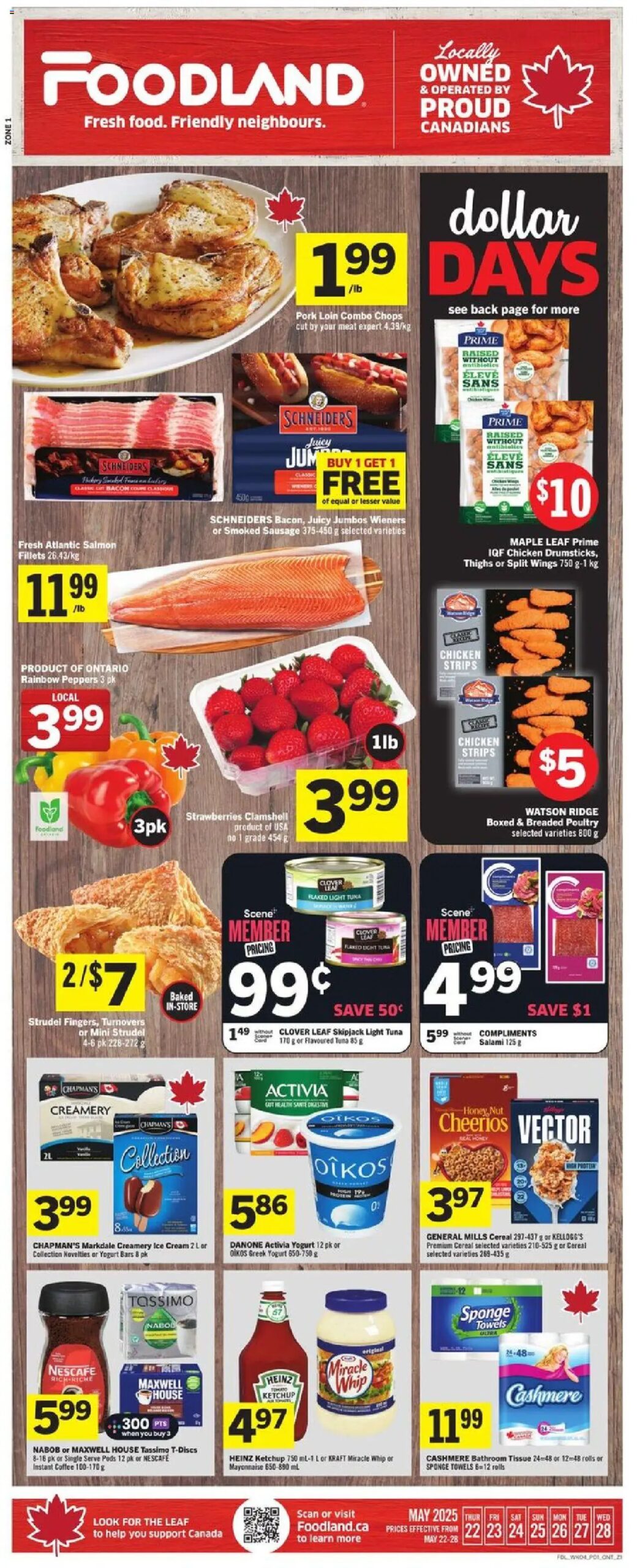 Foodland weekly flyer starting May 22, 2025 ⭐️