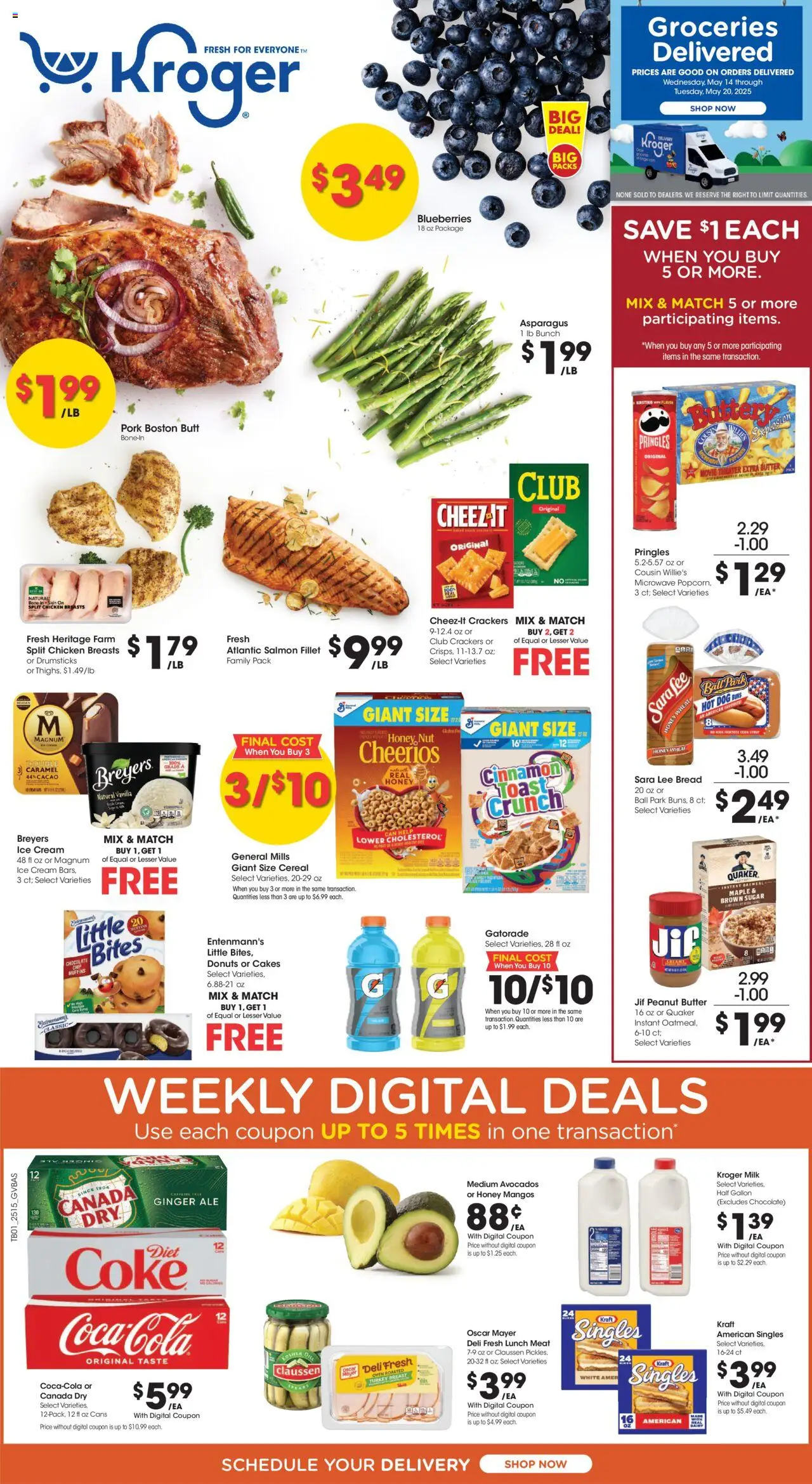 KROGER Weekly ad from 05/14/2025 >> Ad for next week