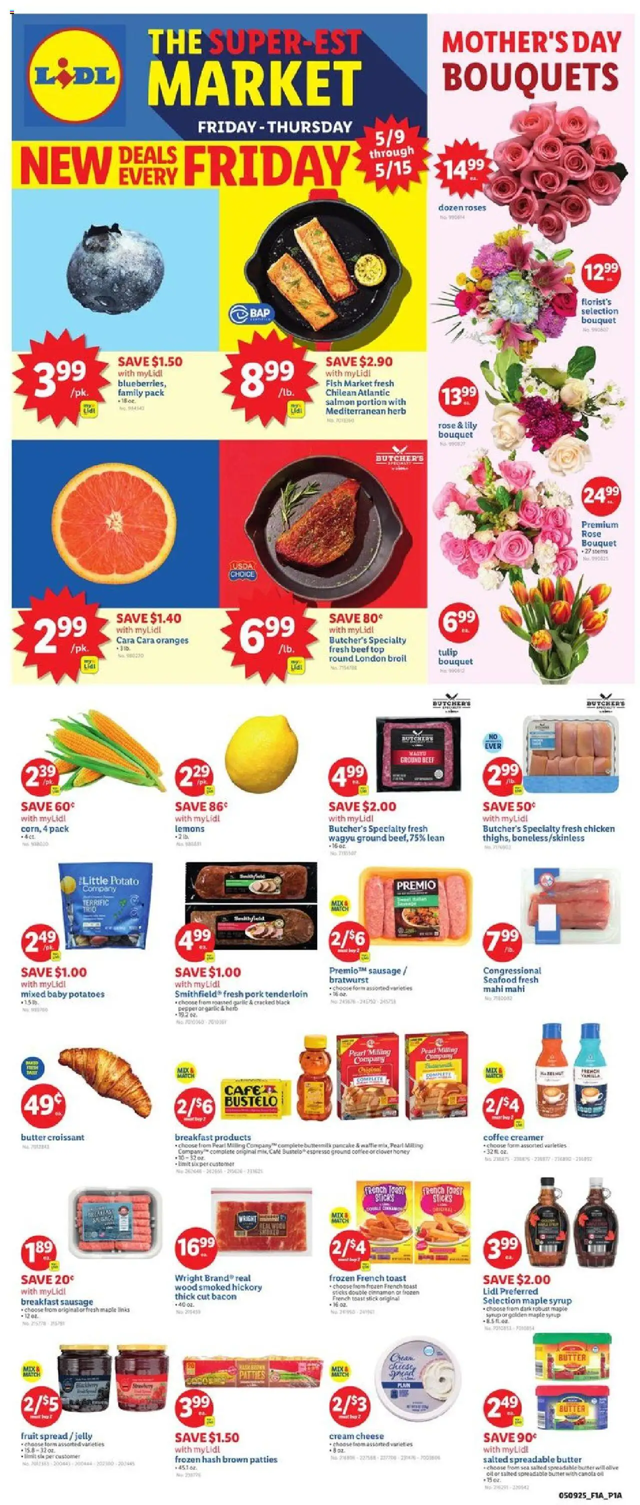 Lidl Weekly Ad - NY from 05/09/2025 - Circular, Weekly flyer - Page number 1