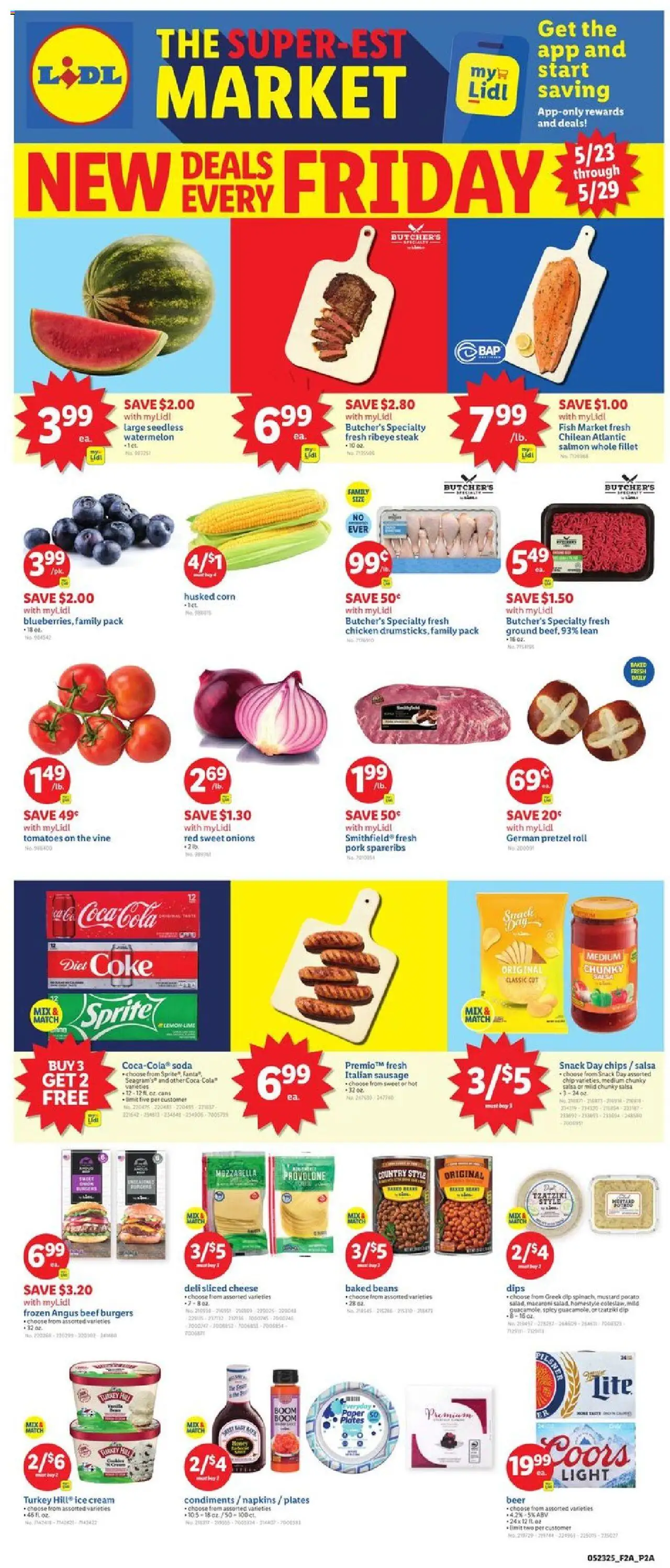 Lidl Weekly Ad - NY from 05/23/2025 - Circular, Weekly flyer - Page number 1