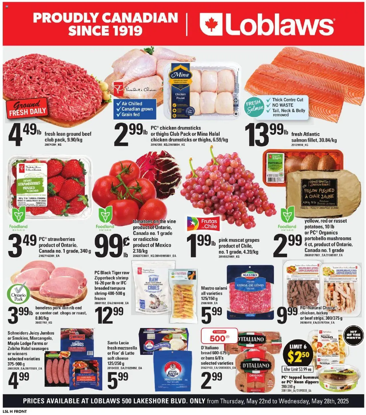 Loblaws weekly flyer starting May 22, 2025 ⭐️