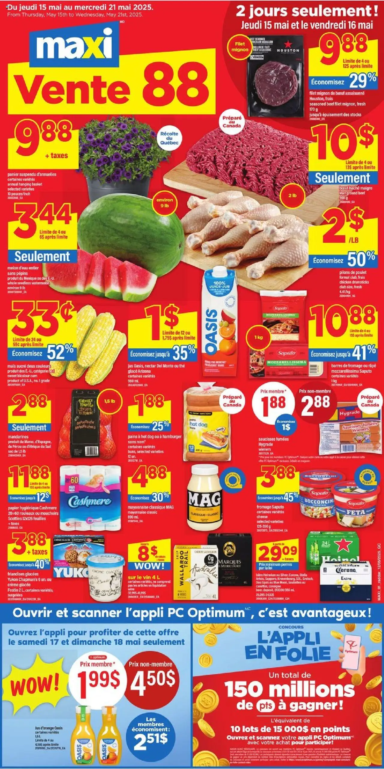 Maxi weekly flyer starting May 15, 2025 ⭐️