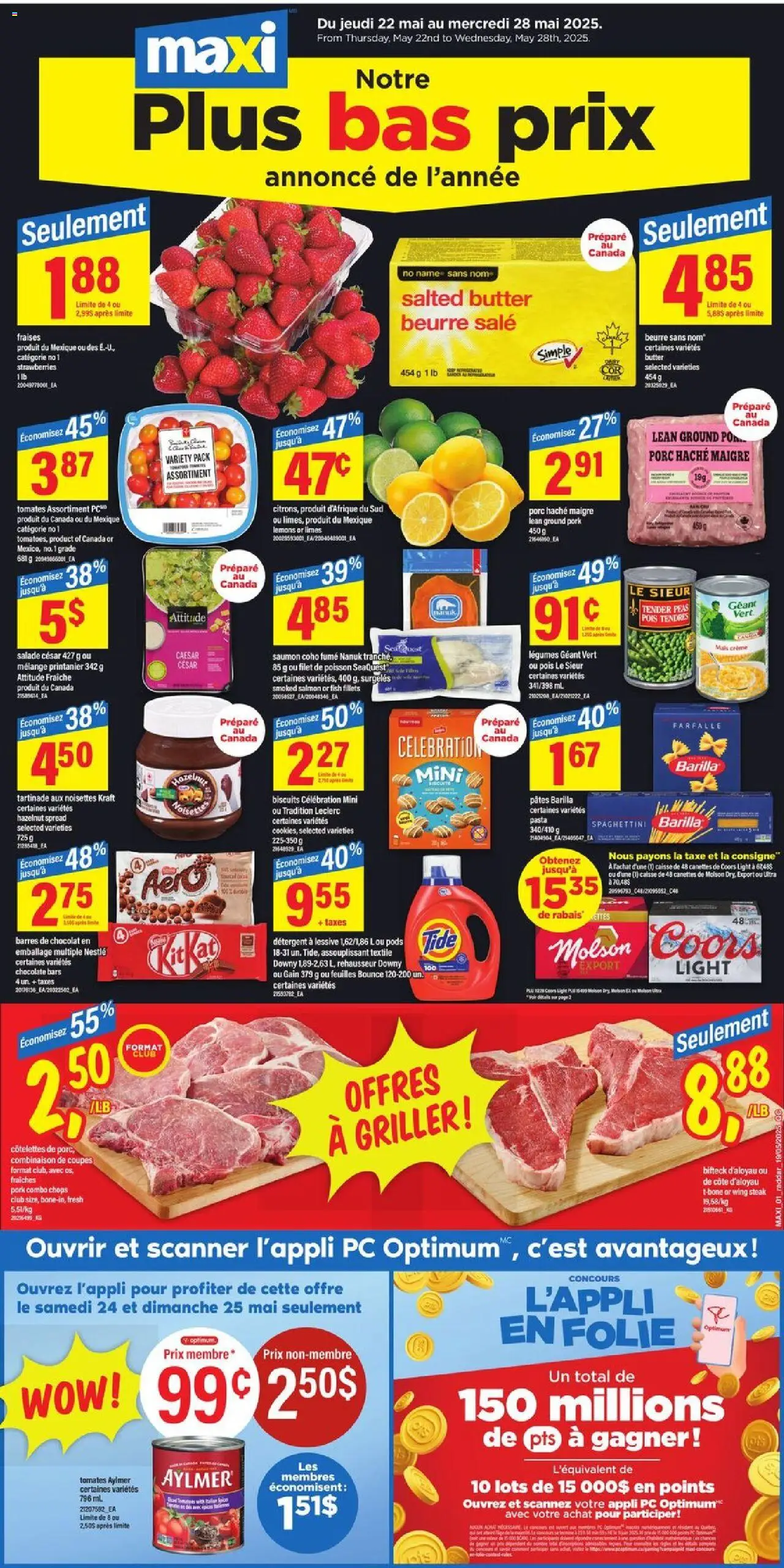 Maxi weekly flyer starting May 22, 2025 ⭐️