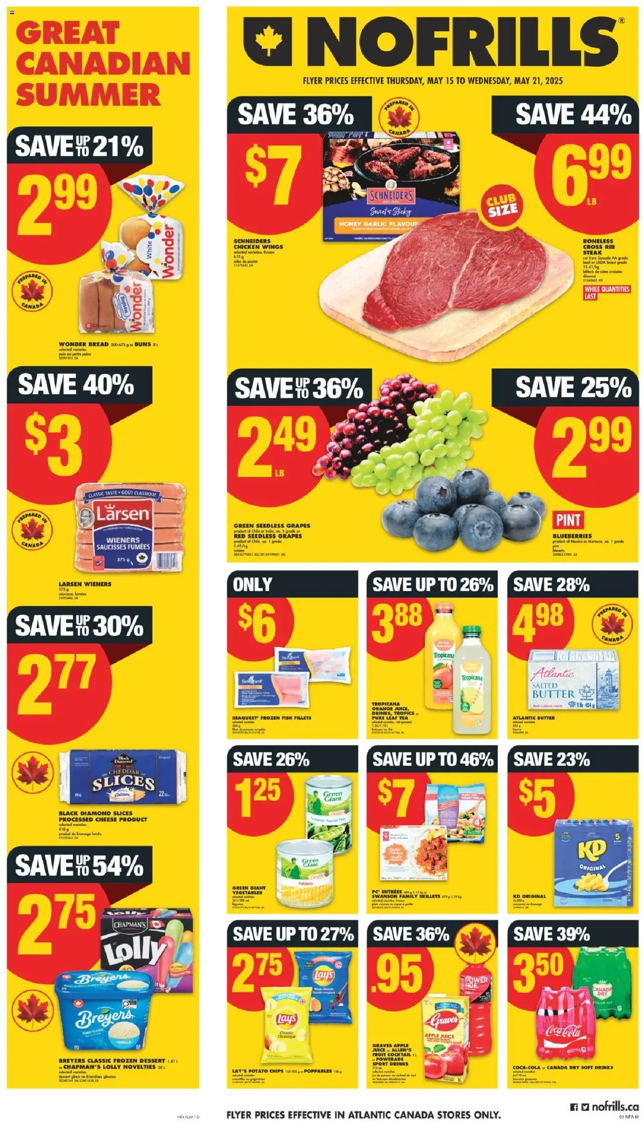 No Frills weekly flyer starting May 15, 2025 ⭐️