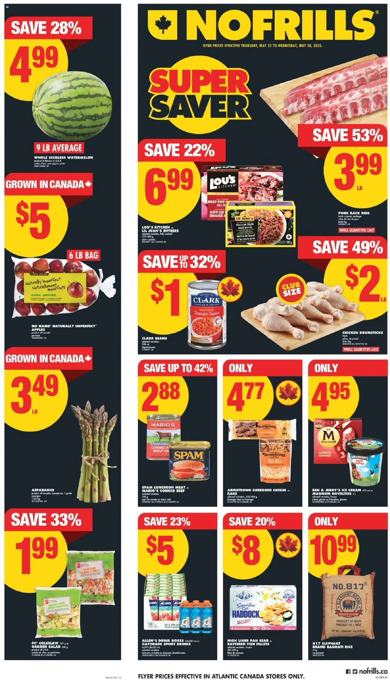 No Frills weekly flyer starting May 22, 2025 ⭐️