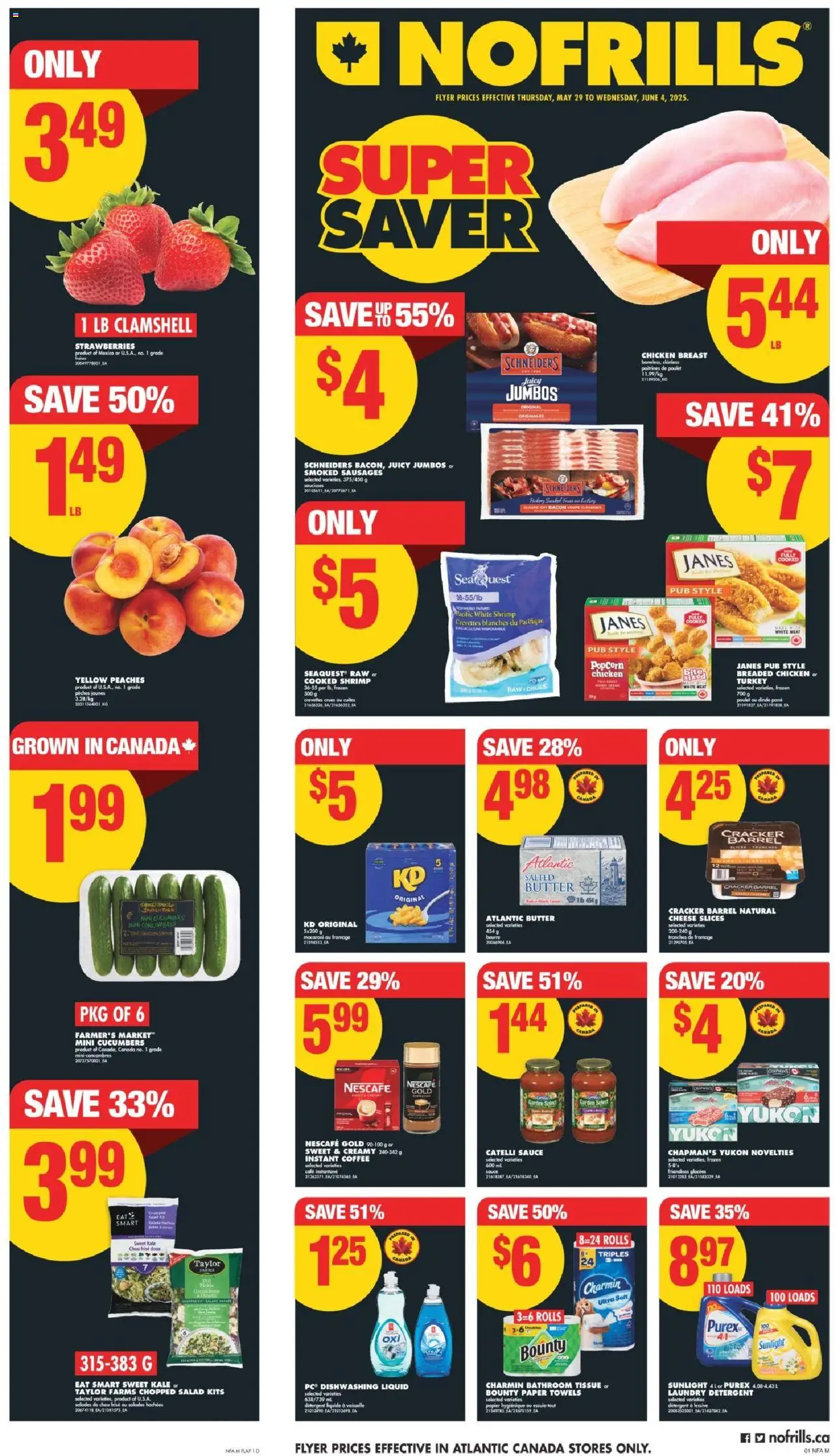 No Frills weekly flyer starting May 29, 2025 ⭐️