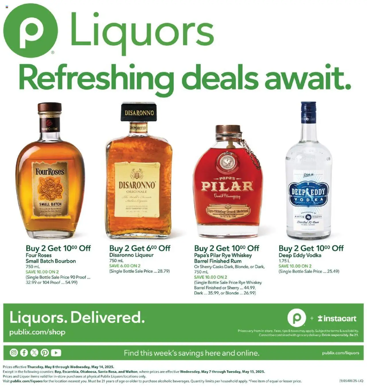 PUBLIX Weekly ad from 05/08/2025 >> Ad this week, Flyer