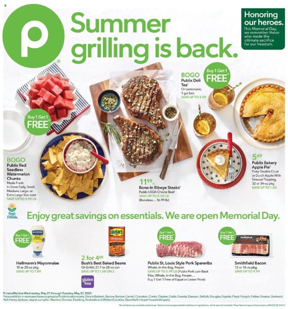 PUBLIX Weekly ad from 05212025 gtgt Ad this week Flyer