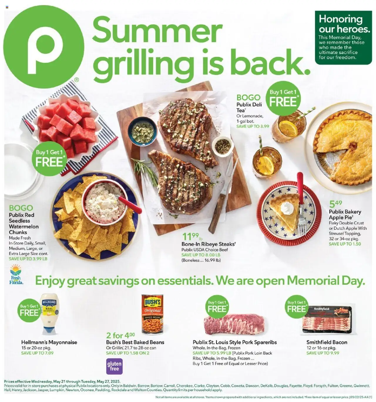 PUBLIX Weekly ad from 05/21/2025 >> Ad this week, Flyer