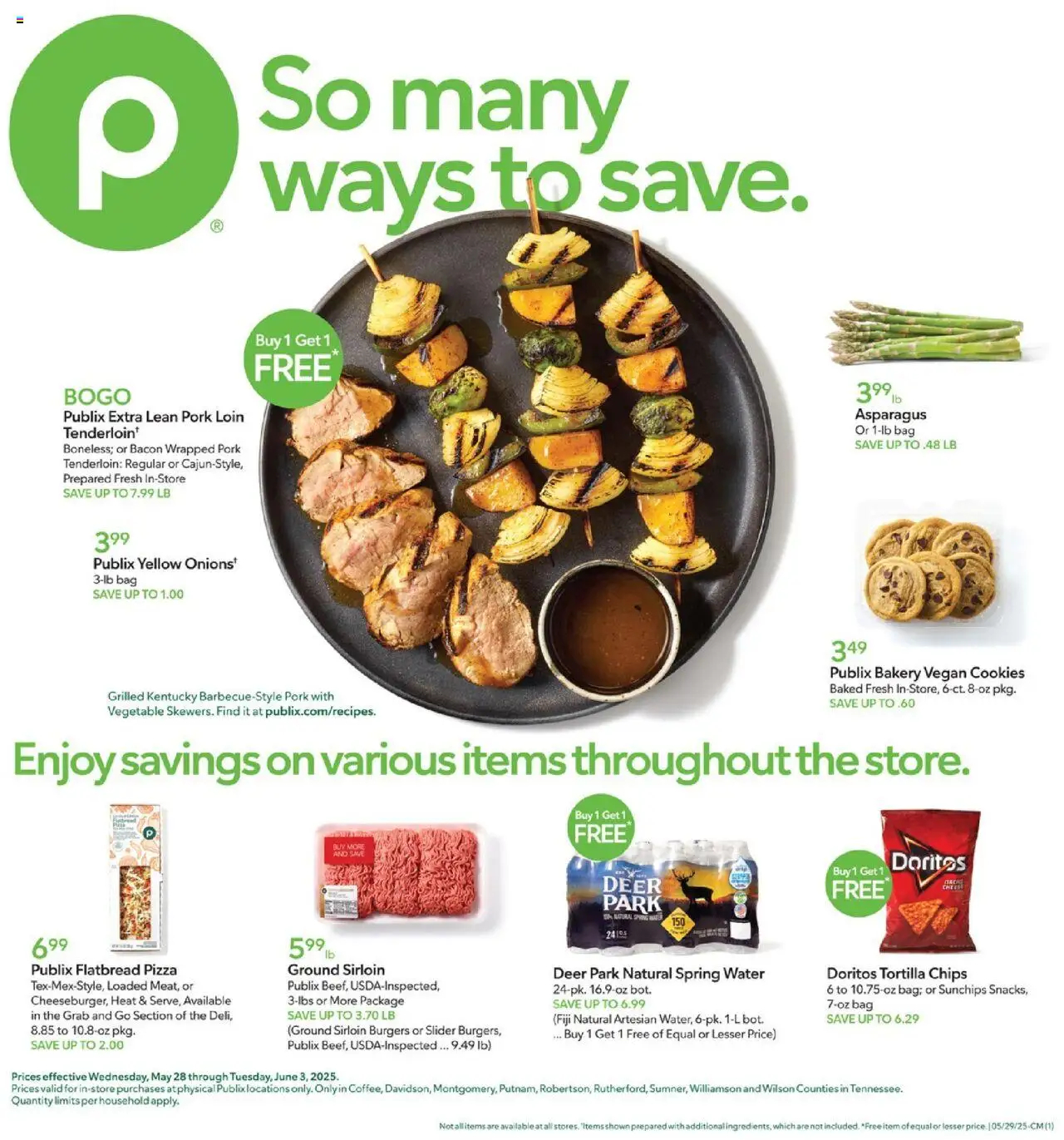 PUBLIX Weekly ad from 05/28/2025 >> Ad this week, Flyer