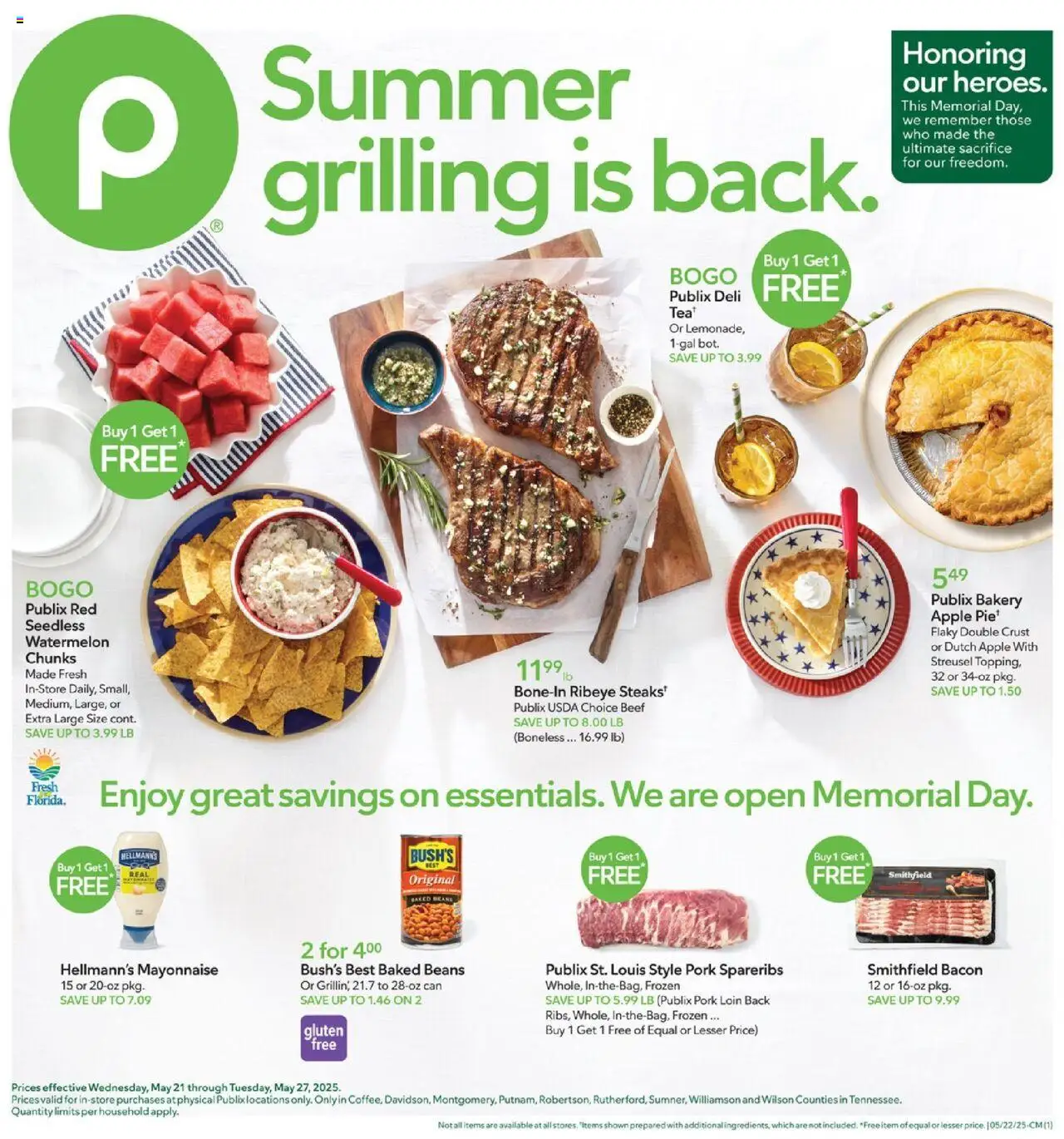 Publix Weekly ad from (05/21/2025) - Ad this week, Flyer