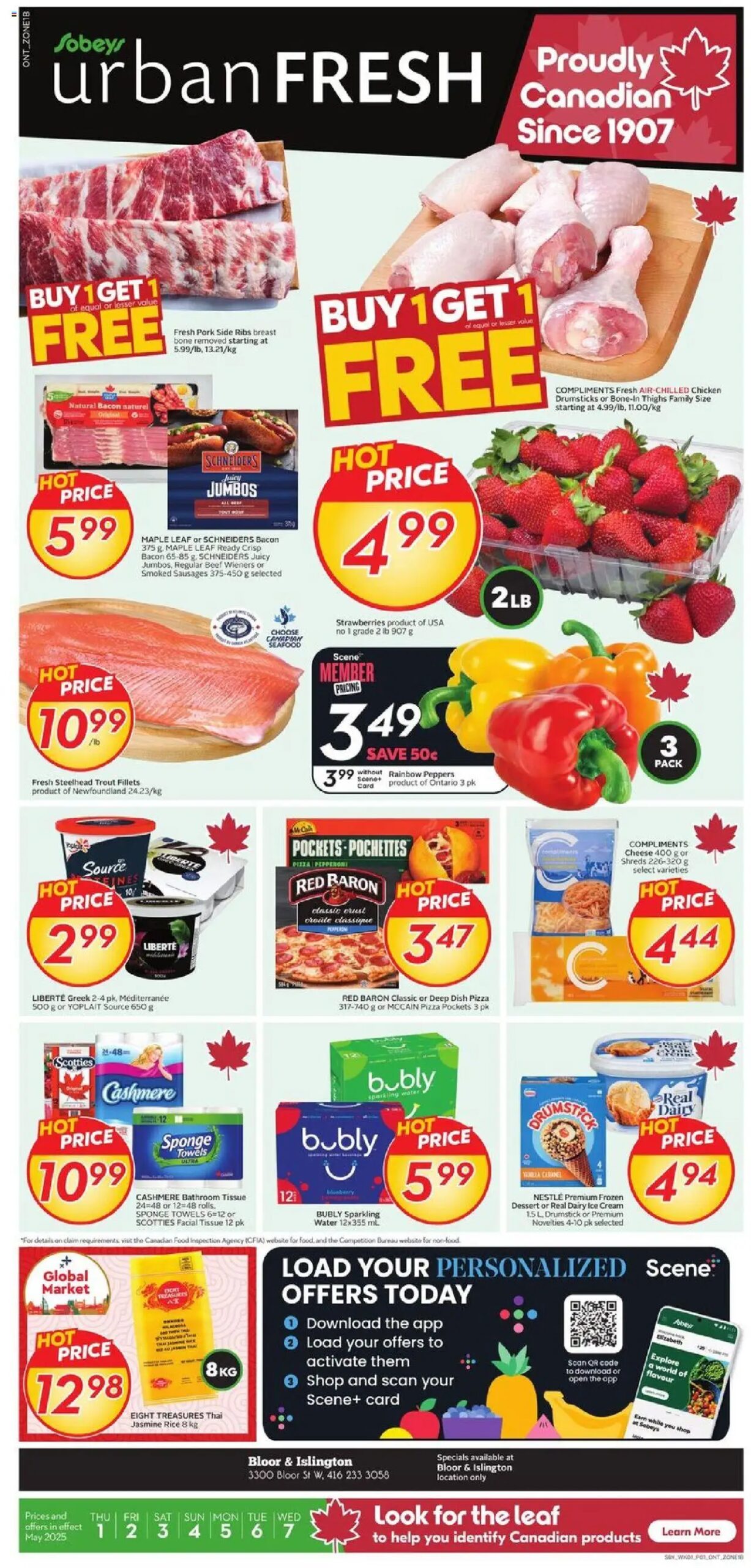 Sobeys weekly flyer starting May 1, 2025 ⭐️