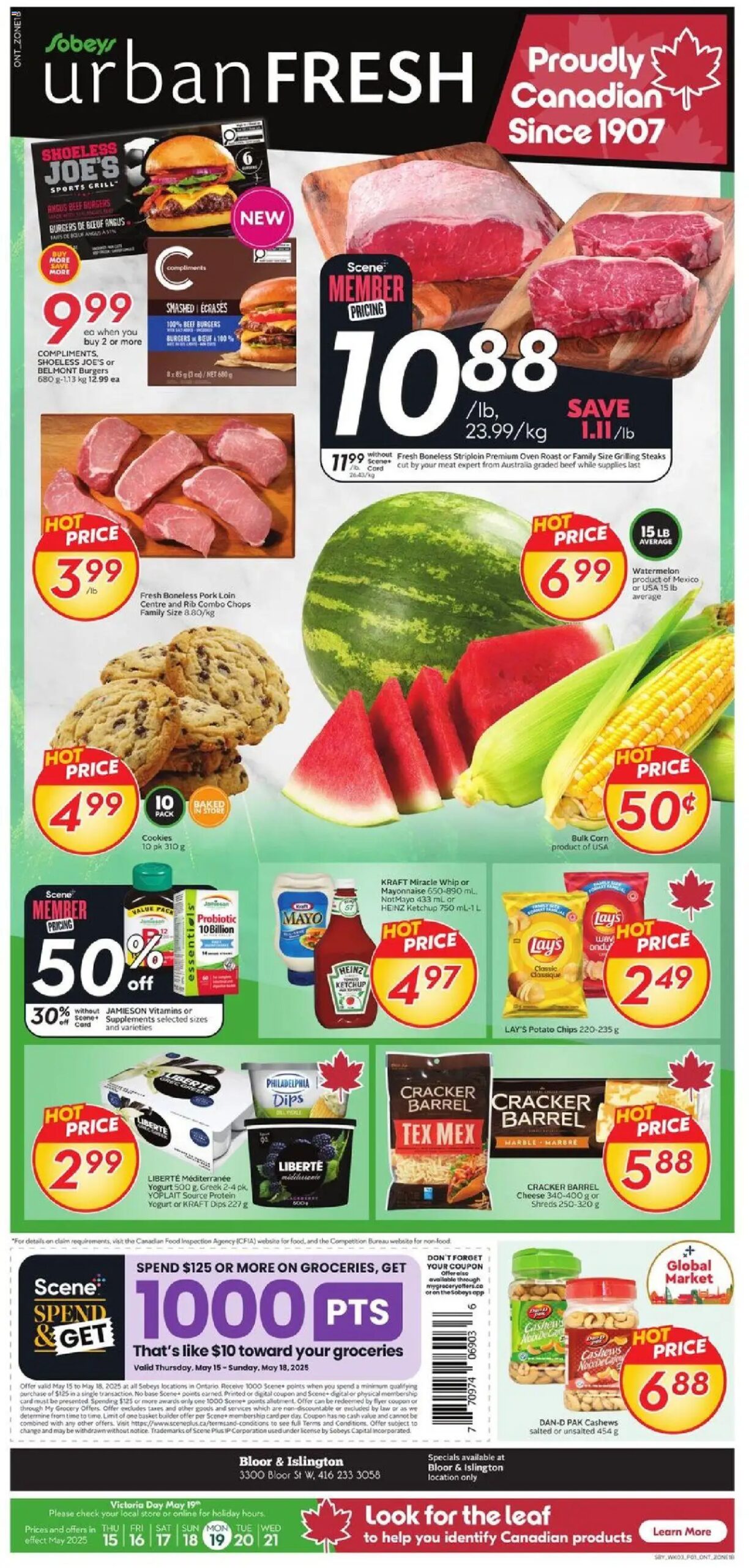 Sobeys weekly flyer starting May 15, 2025 ⭐️