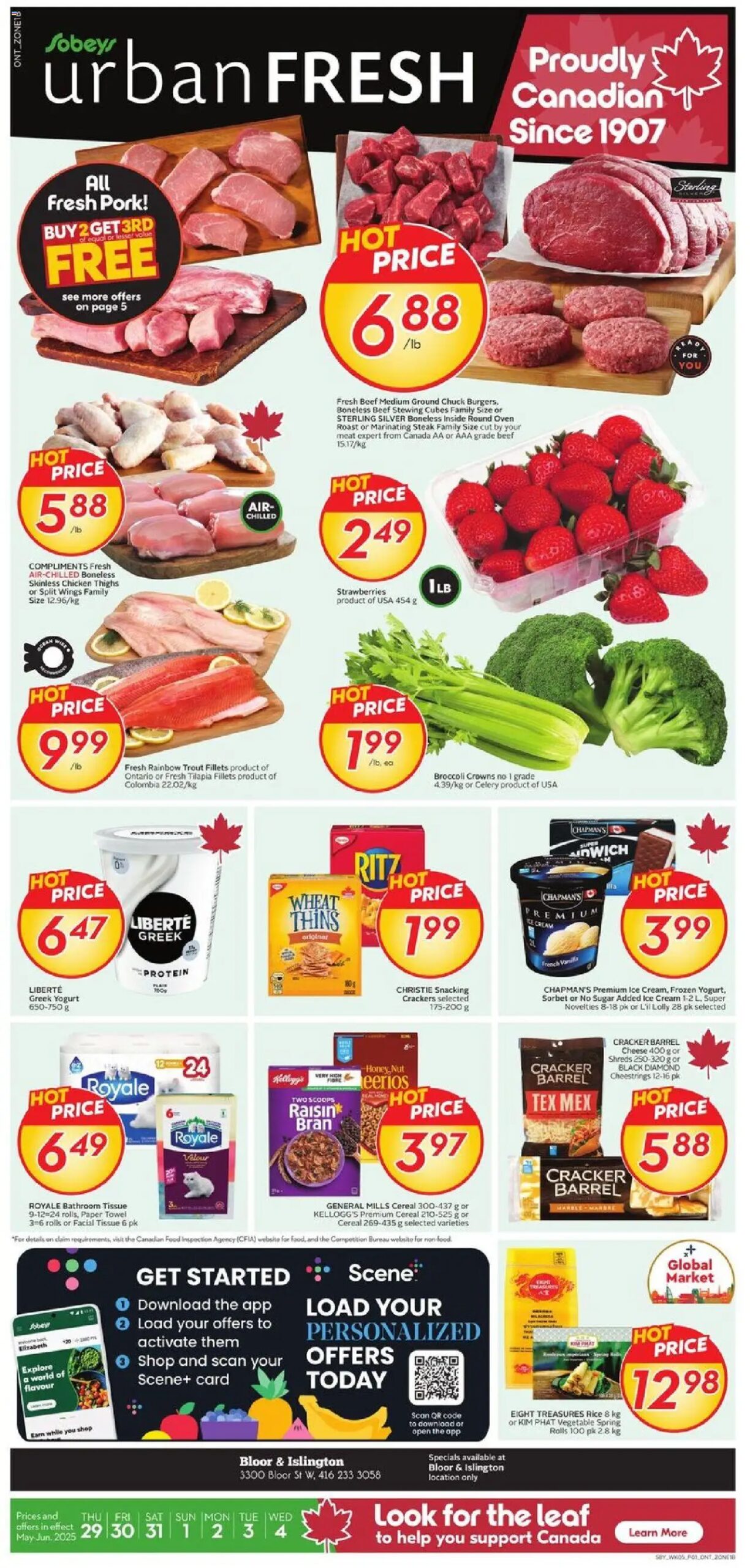 Sobeys weekly flyer starting May 29, 2025 ⭐️