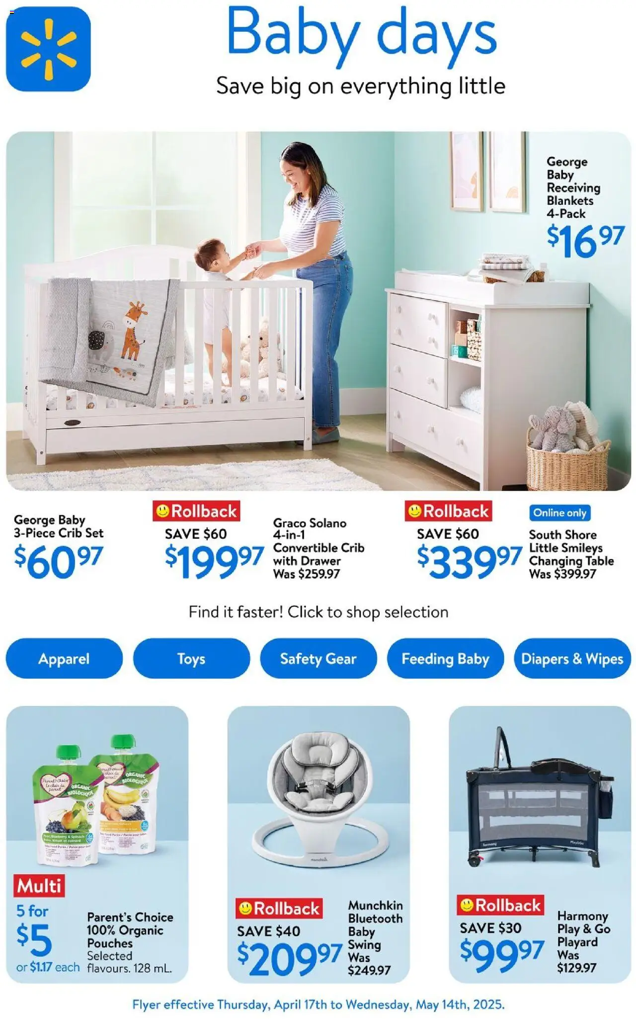 Walmart weekly flyer starting Apr 17, 2025 ⭐️