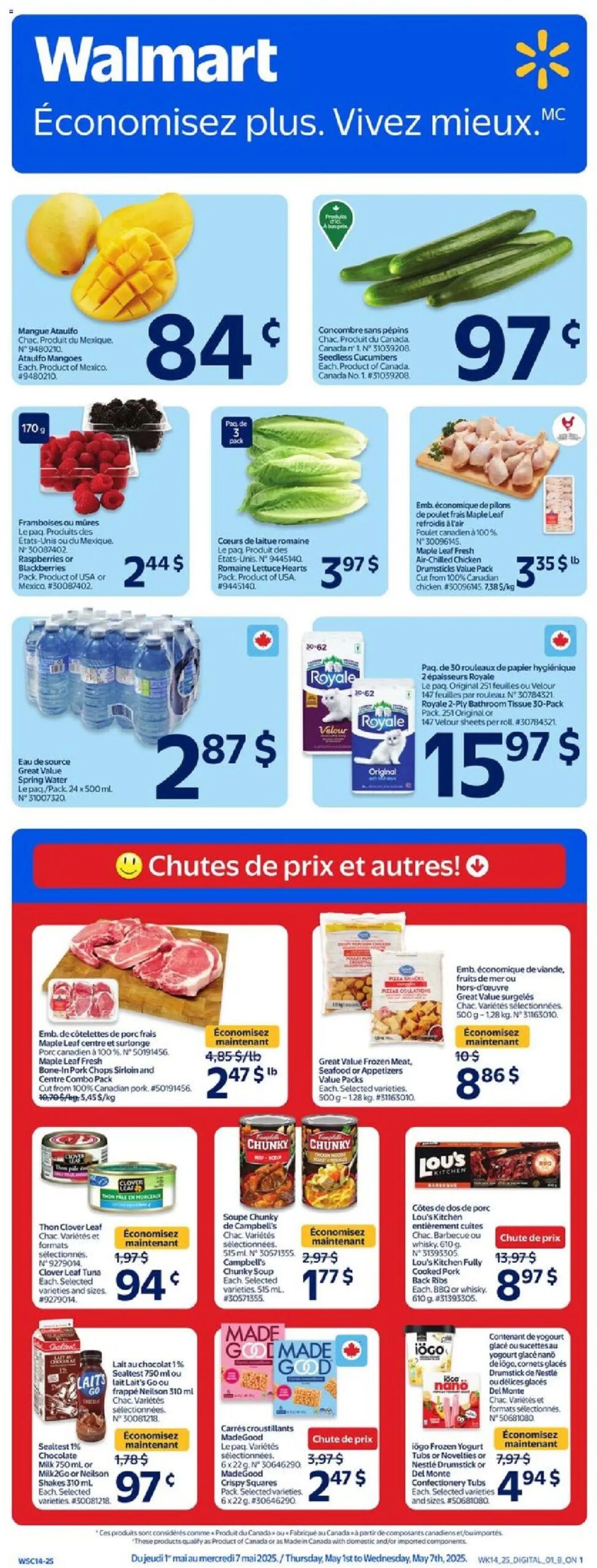 Walmart weekly flyer starting May 1, 2025 ⭐️