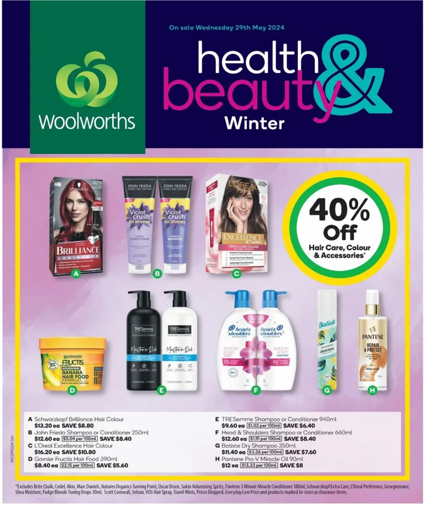 Woolworths supermarket catalogue Wednesday 29 May 1 Woolworths supermarket catalogue Wednesday 29 May 1