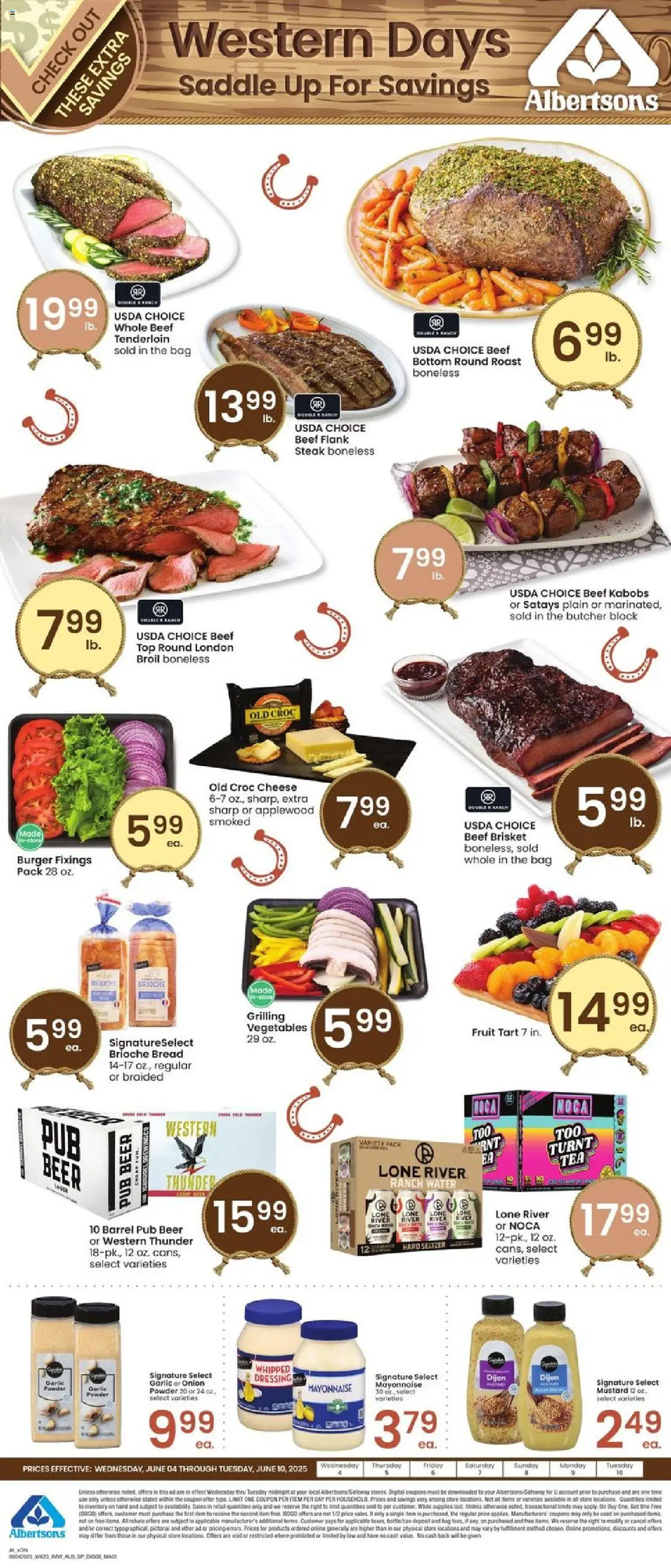 Albertsons Bonus Online Savings from 06/04/2025 - Flyer - Page number 2