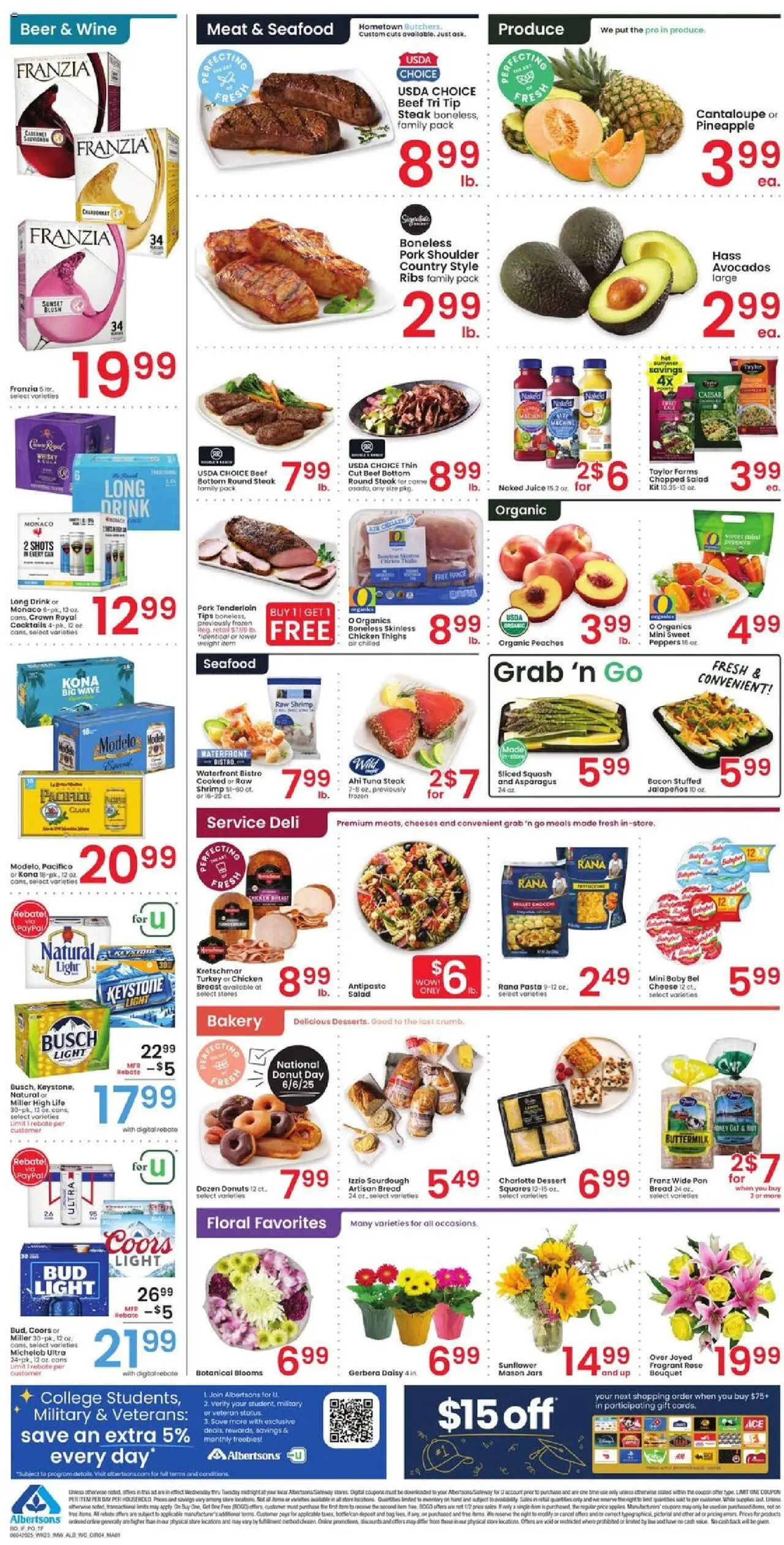 Albertsons Weekly Ad from 06/04/2025 - Flyer - Page number 4