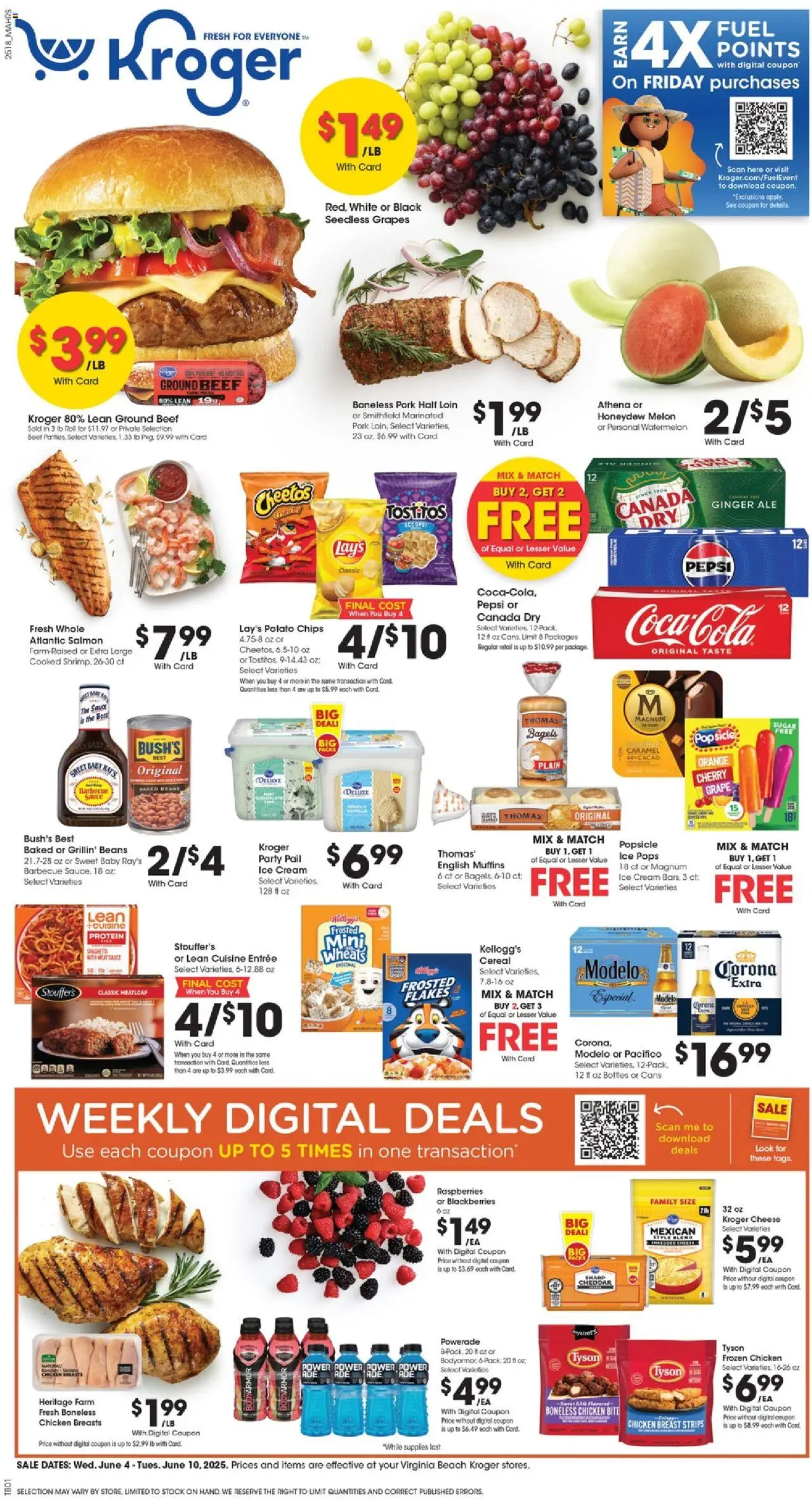 KROGER Weekly ad from 06/04/2025 >> Ad for next week