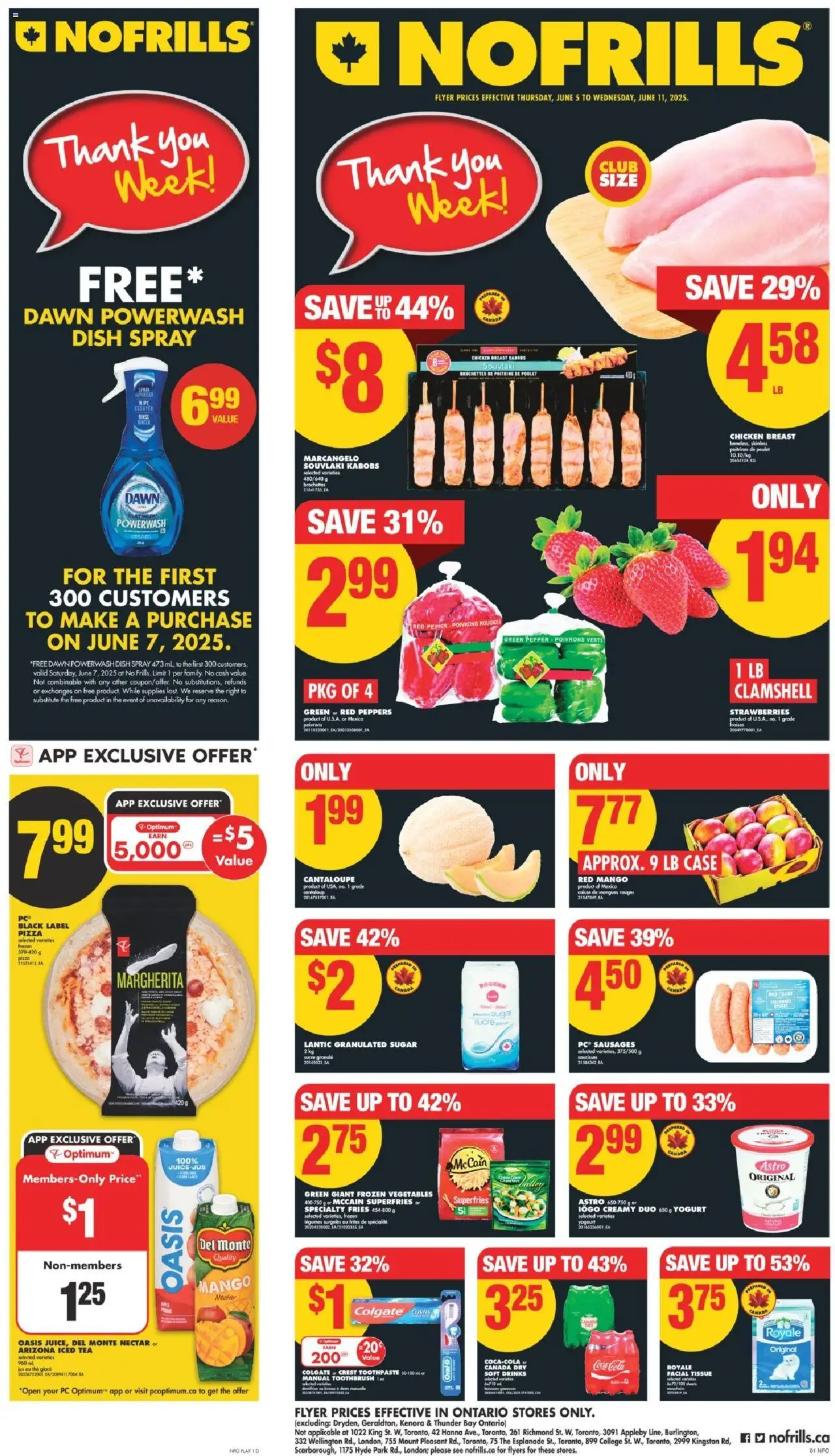 No Frills weekly flyer starting Jun 5, 2025 ⭐️