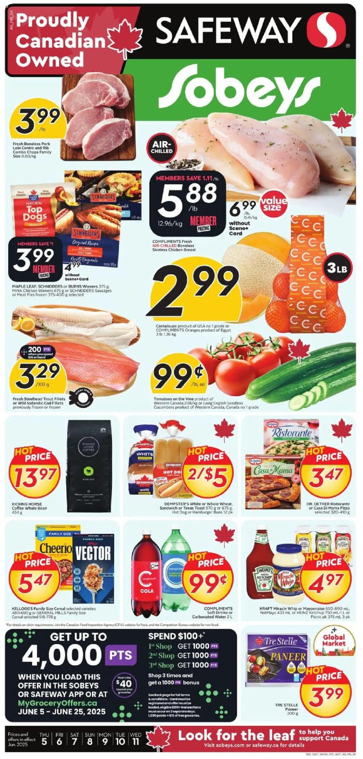Sobeys weekly flyer starting Jun 5, 2025 ⭐️
