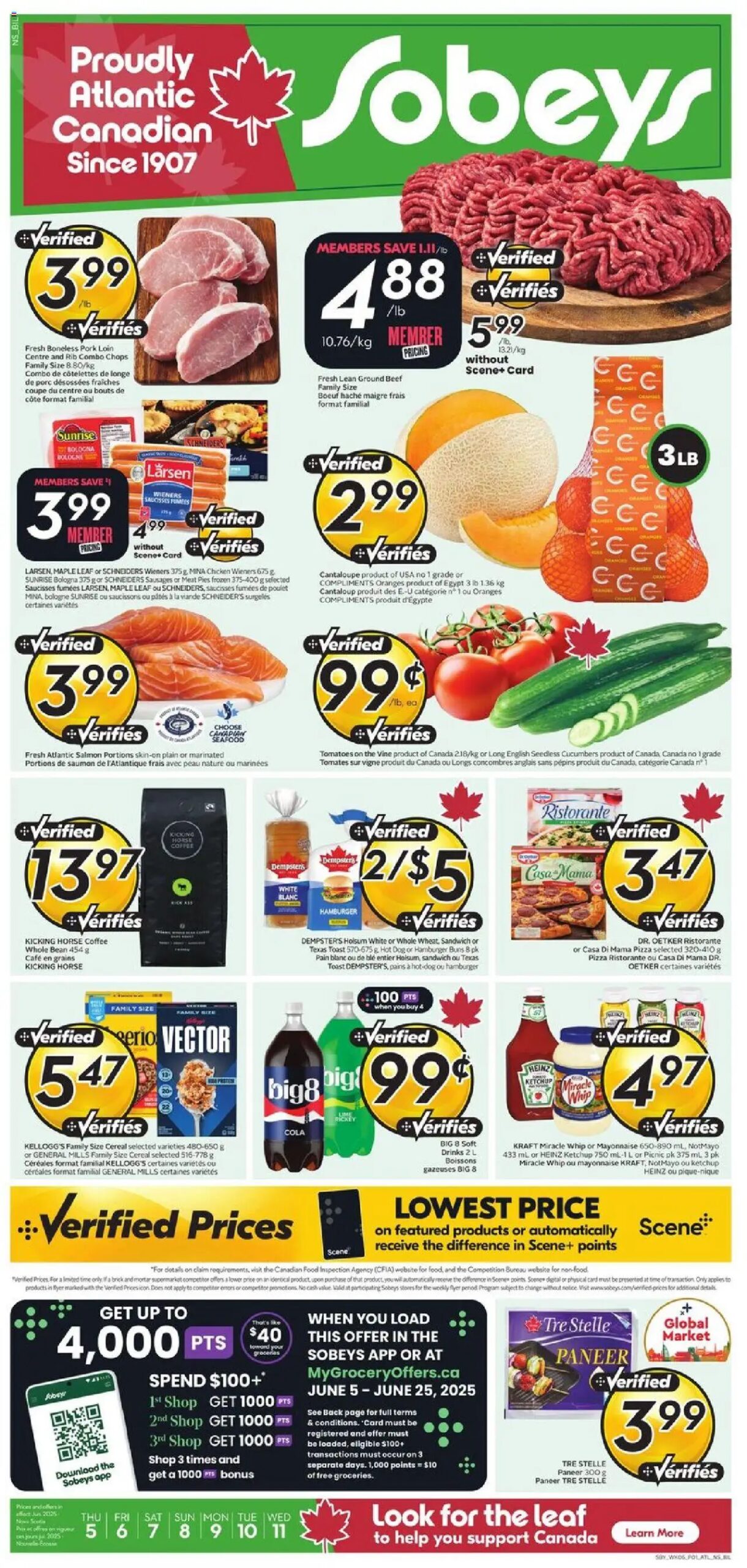 Sobeys weekly flyer starting Jun 5, 2025 ⭐️
